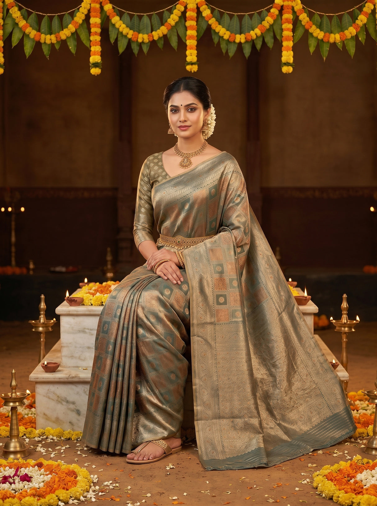 MIMOSA Saree Saree — pose 8 styling detail