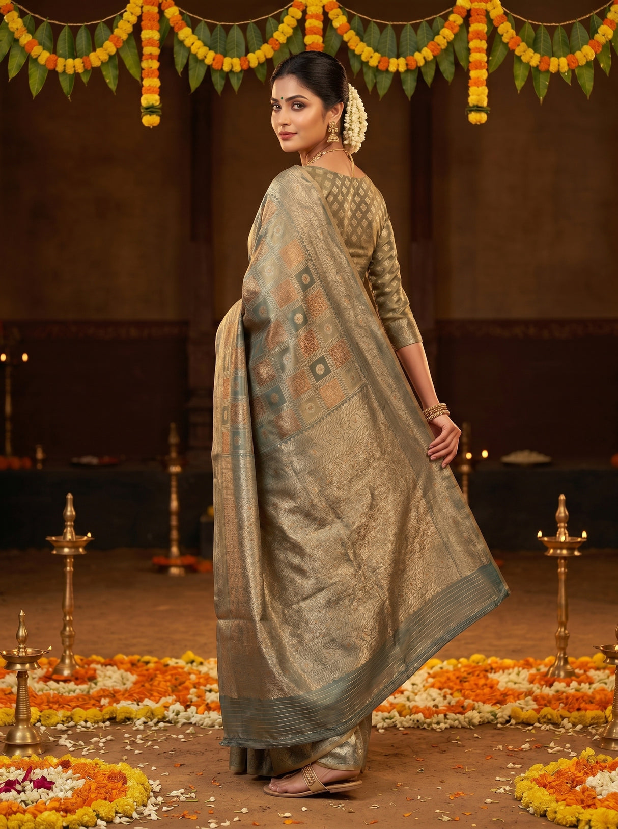 MIMOSA Saree Saree — pose 9 styling detail