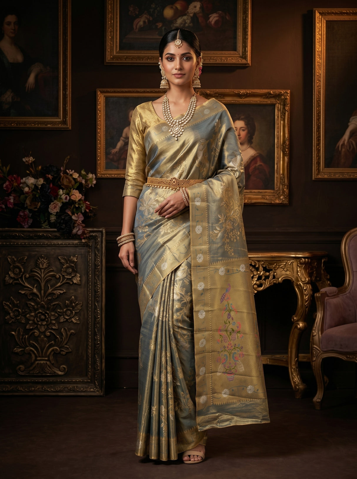 Sapphire Saree
