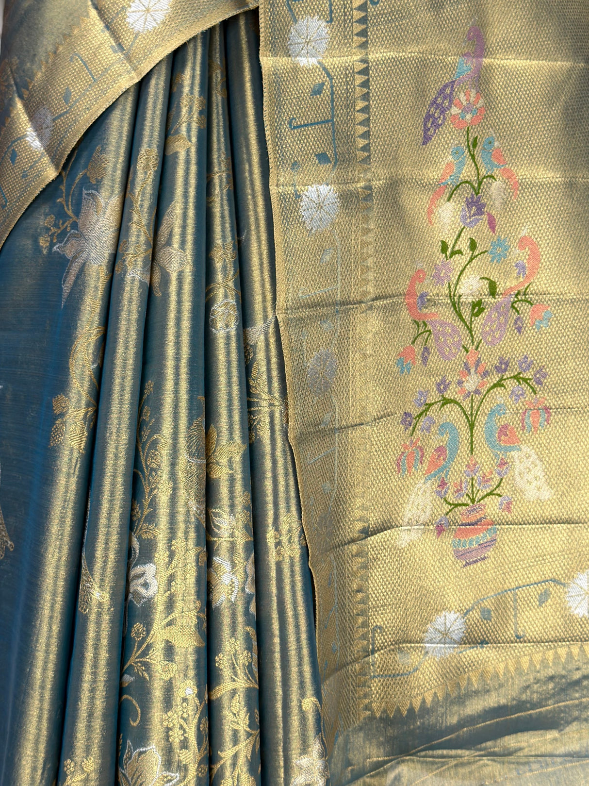 MIMOSA Sapphire Saree Saree — fleets shot full lifestyle