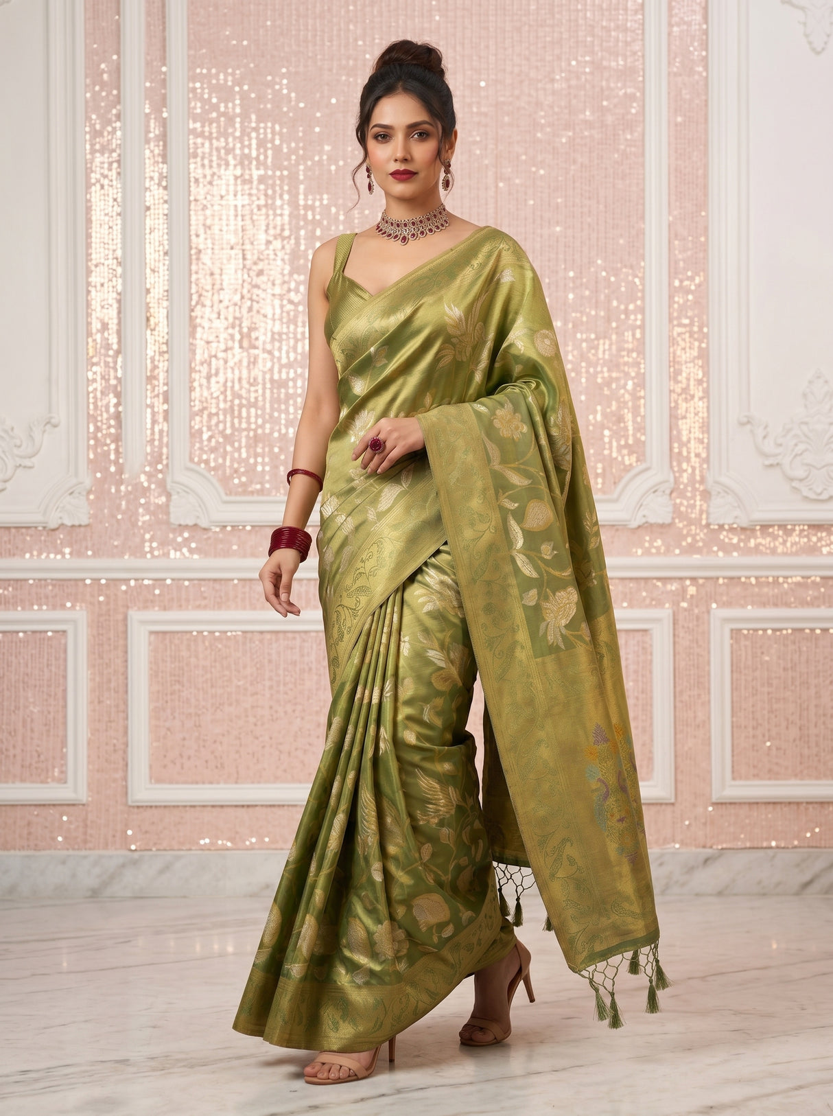 MIMOSA Saree Saree — pose 7 styling detail