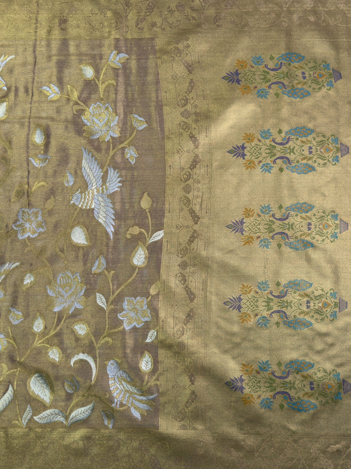 MIMOSA Saree Saree — pallu and zari work detail
