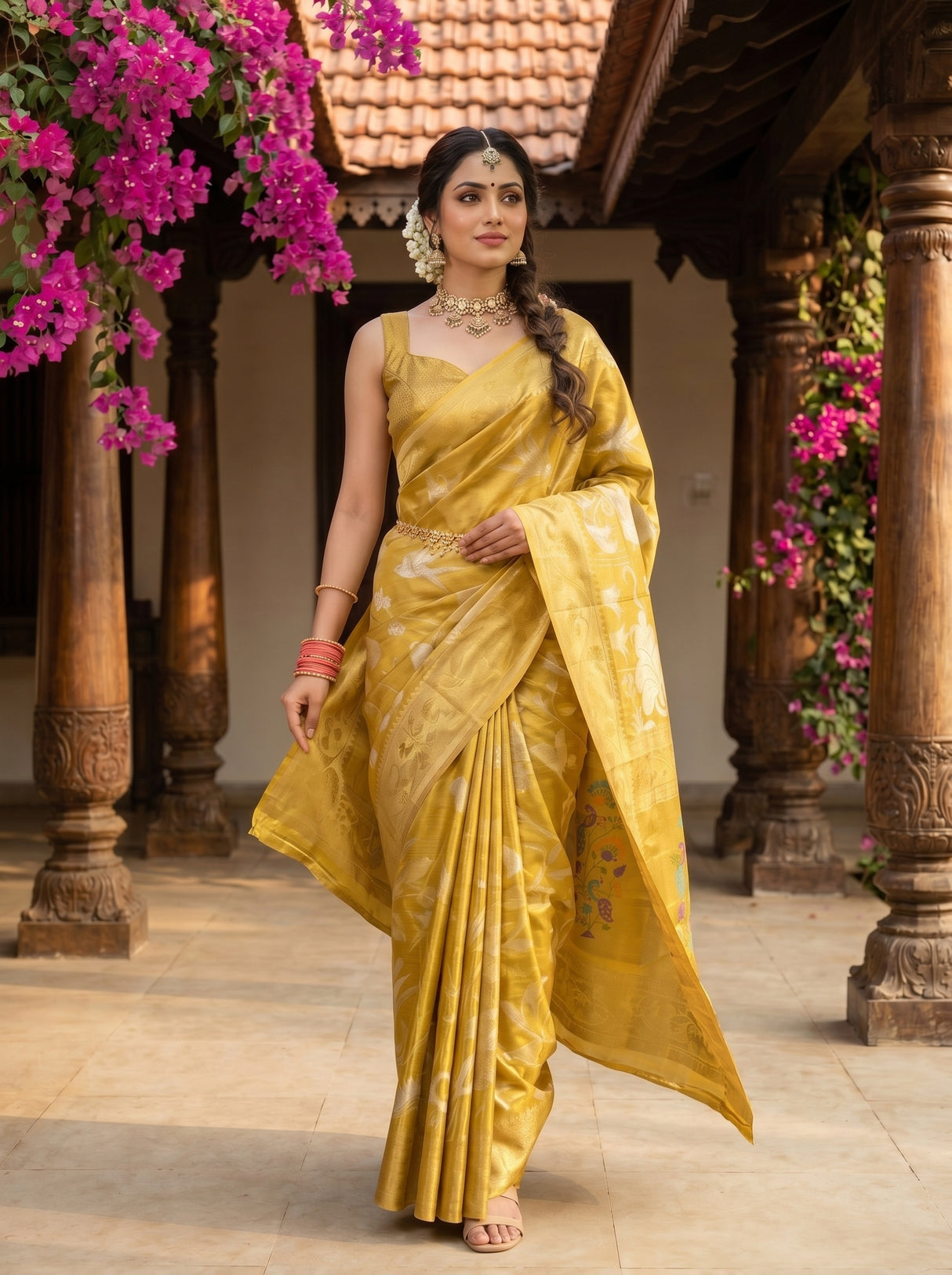 MIMOSA Saree Saree — pose 6 styling detail