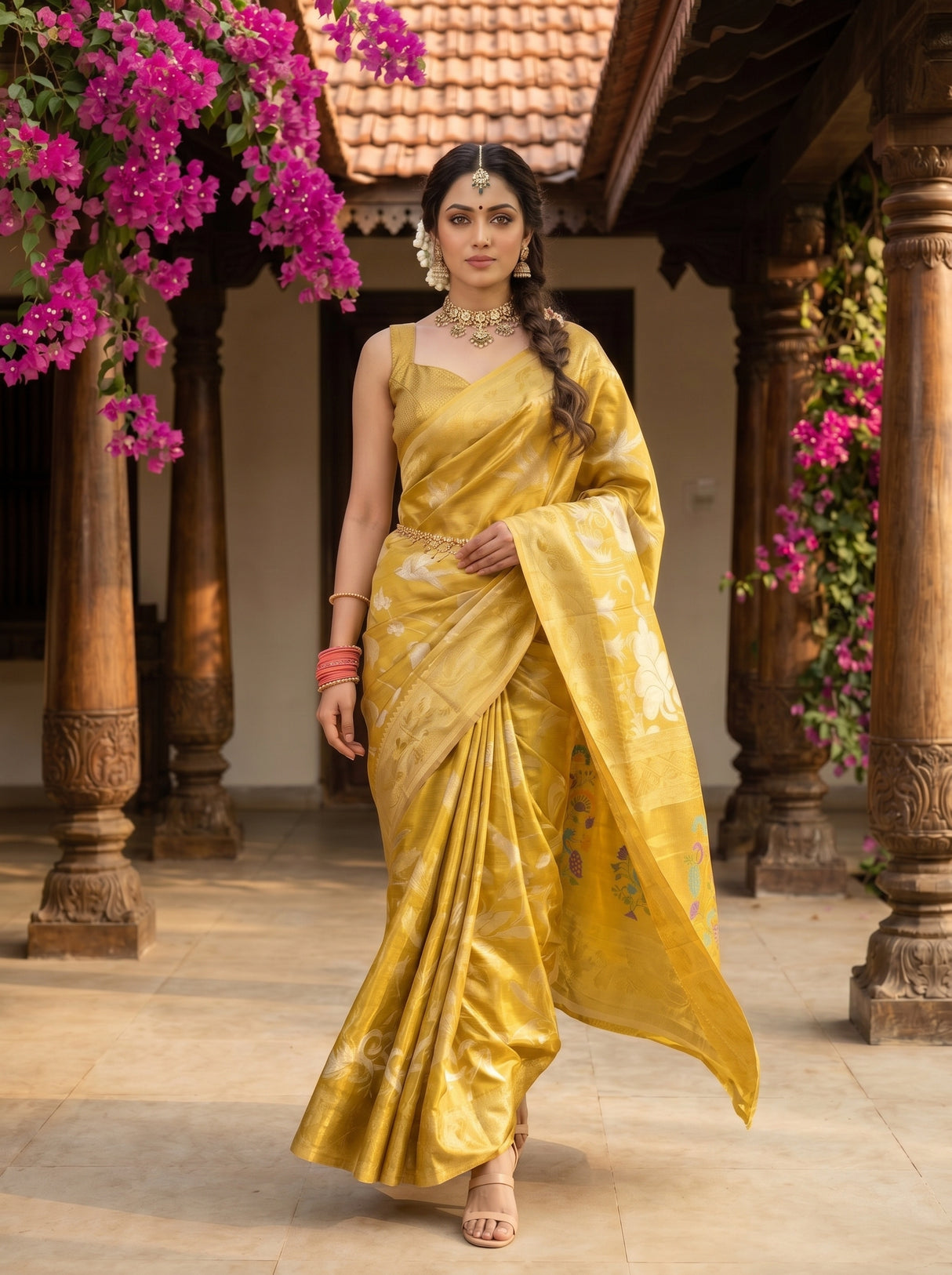 MIMOSA Saree Saree — pose 7 styling detail