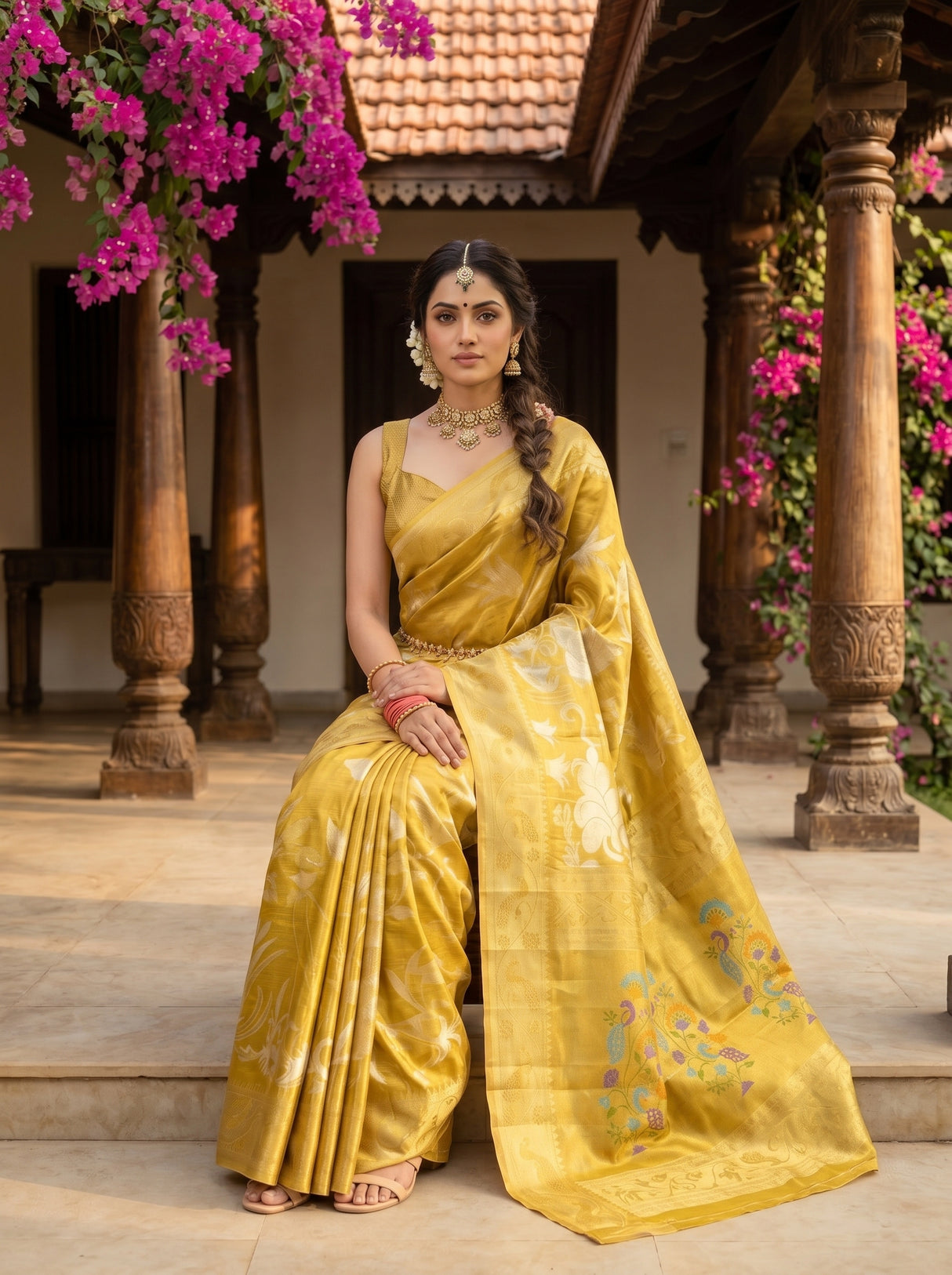 MIMOSA Saree Saree — pose 8 styling detail