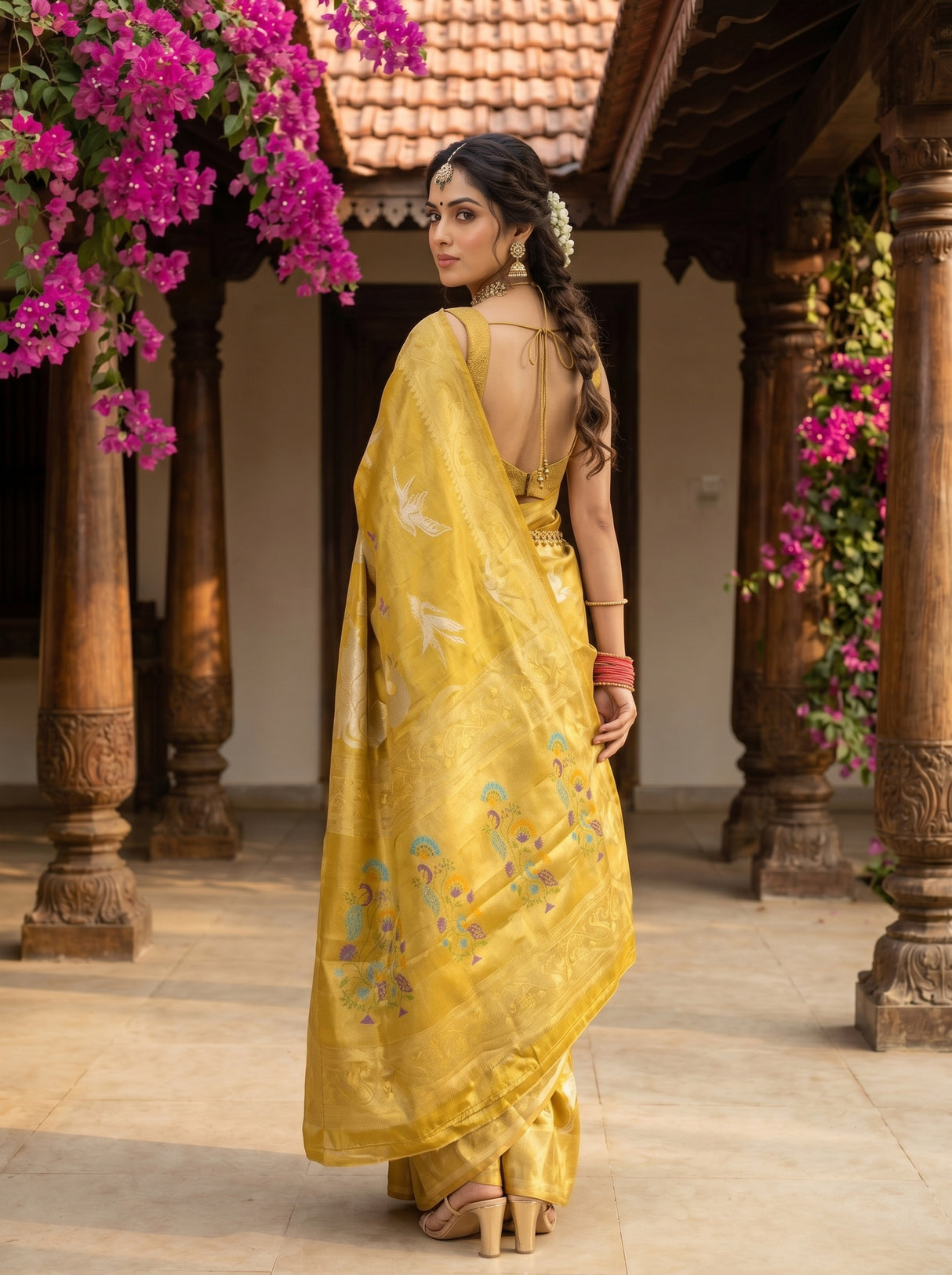 MIMOSA Saree Saree — pose 9 styling detail