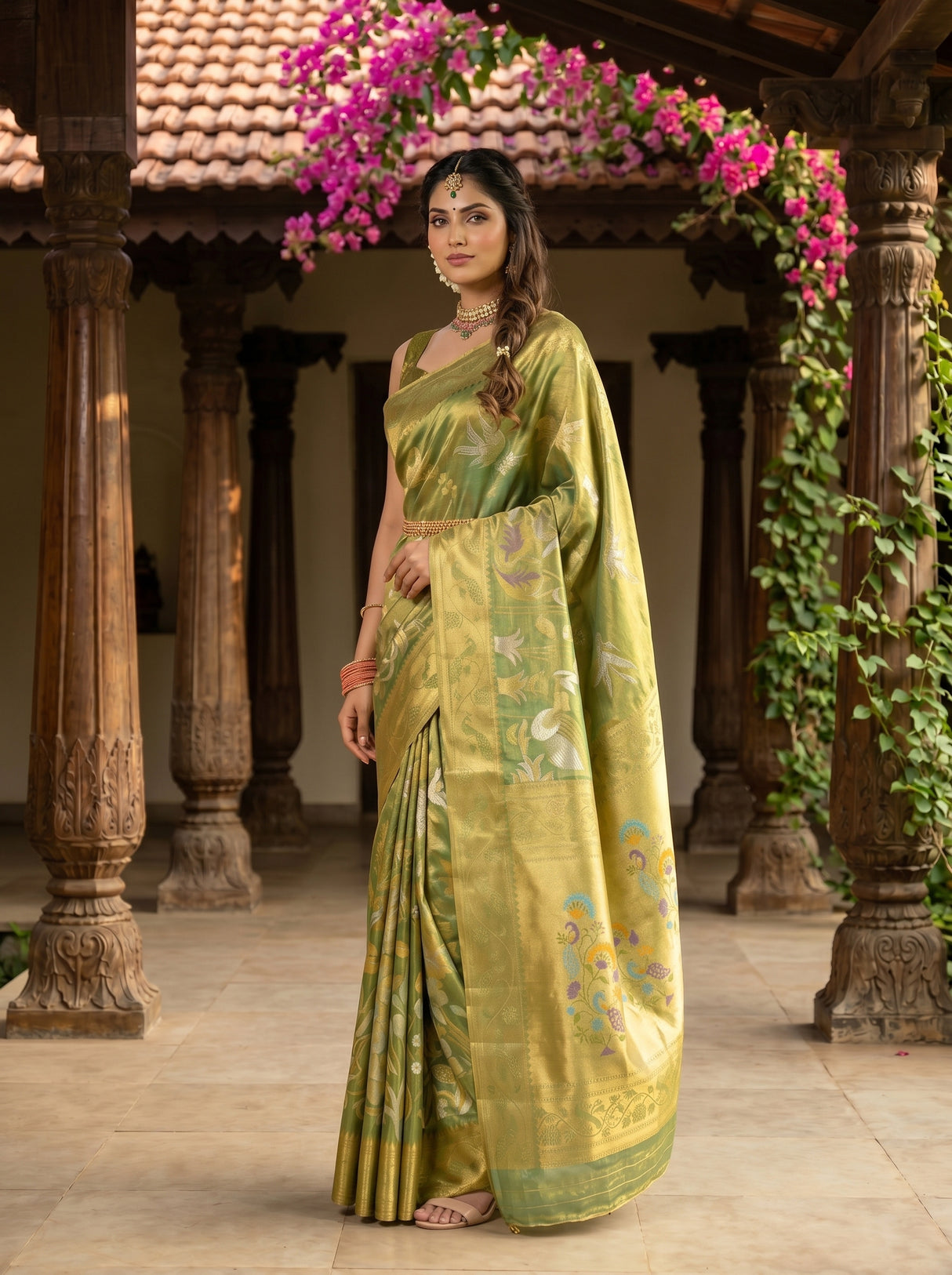 MIMOSA Saree Saree — pose 4 styling detail