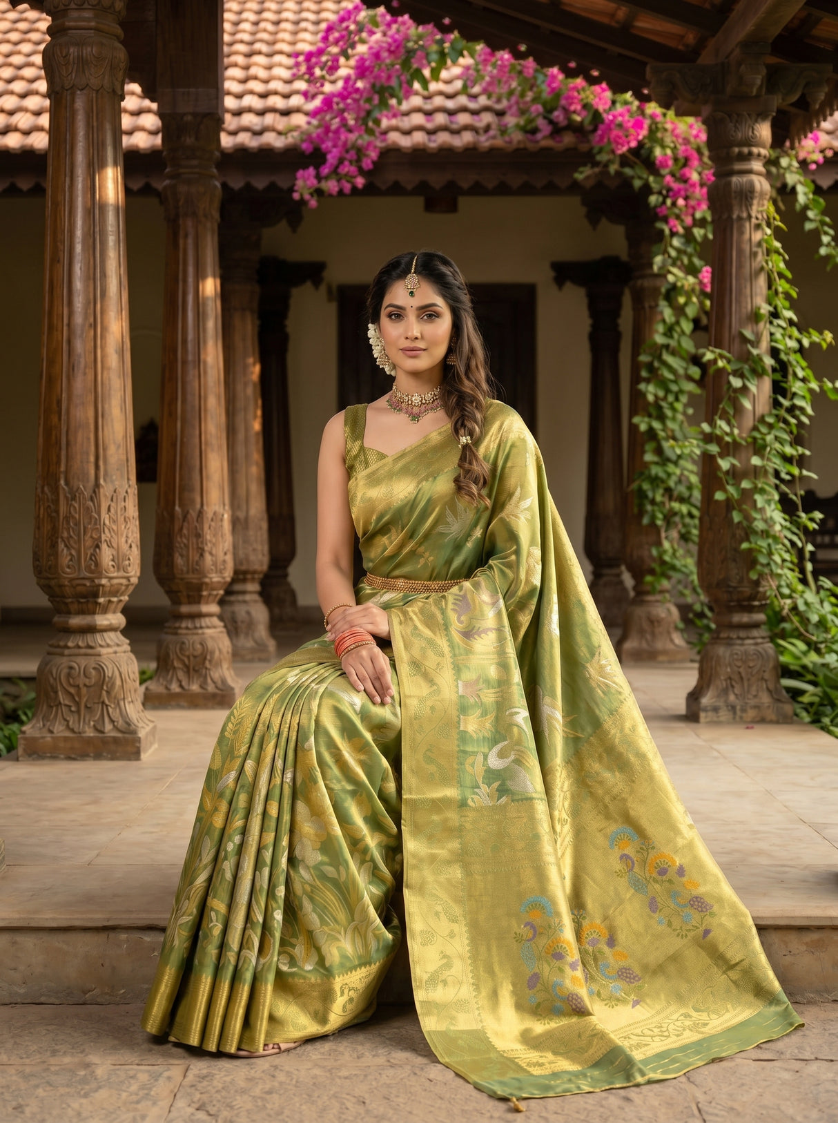 MIMOSA Saree Saree — pose 8 styling detail