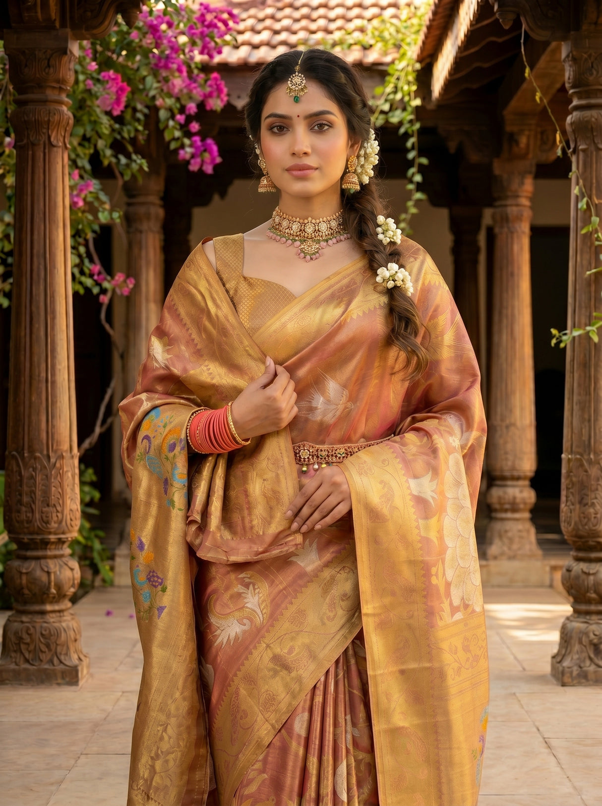 MIMOSA Saree Saree — pose 10 styling detail
