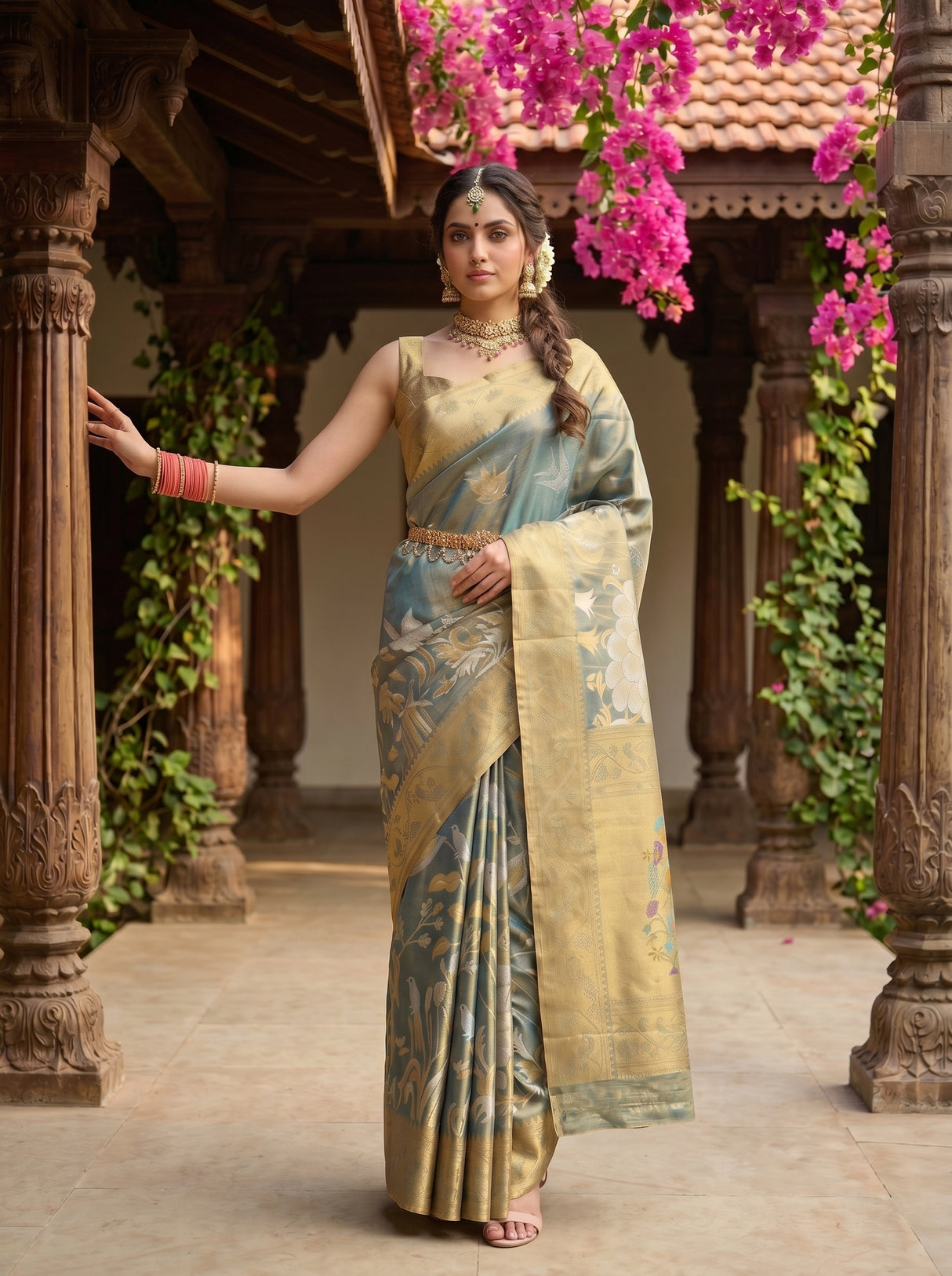 MIMOSA Saree Saree — pose 5 styling detail