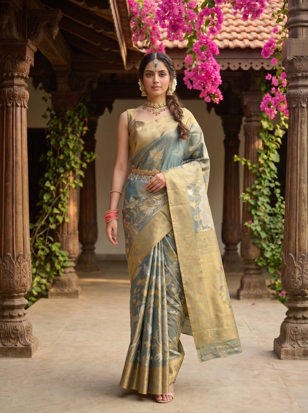 MIMOSA Saree Saree — pose 7 styling detail