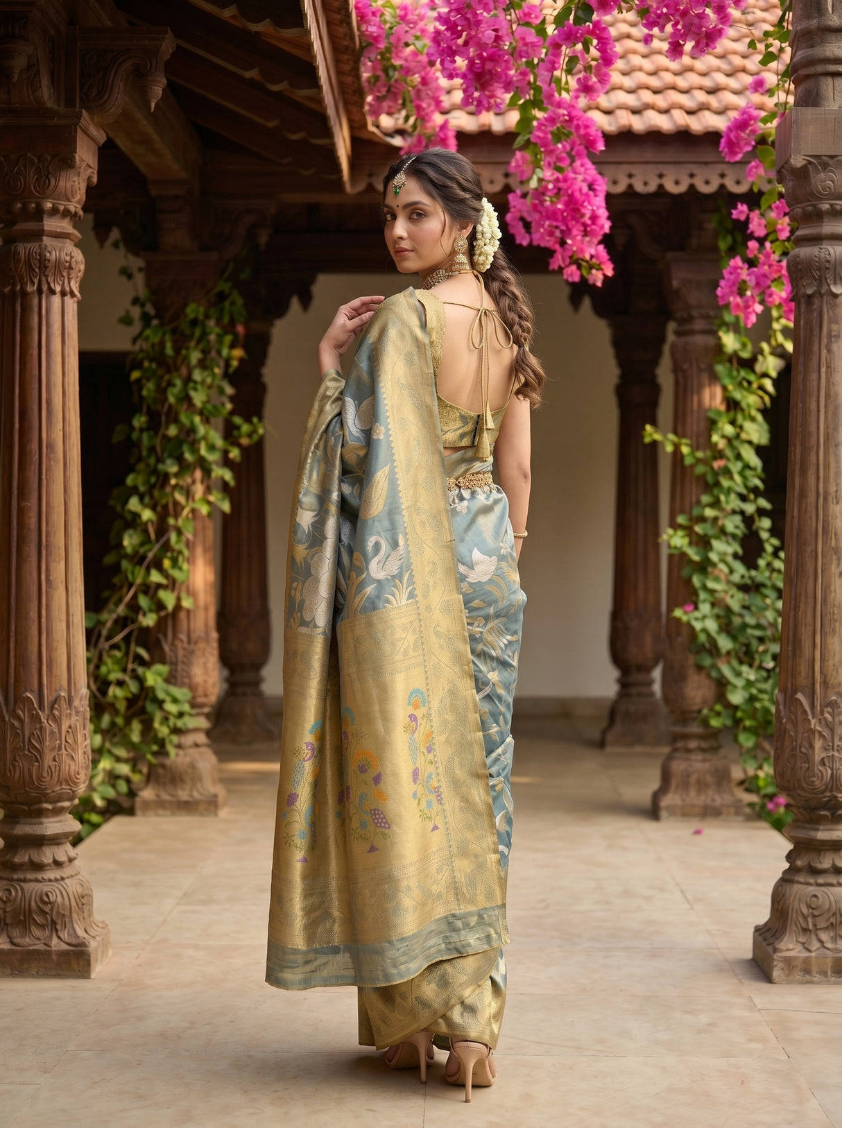 MIMOSA Saree Saree — pose 9 styling detail
