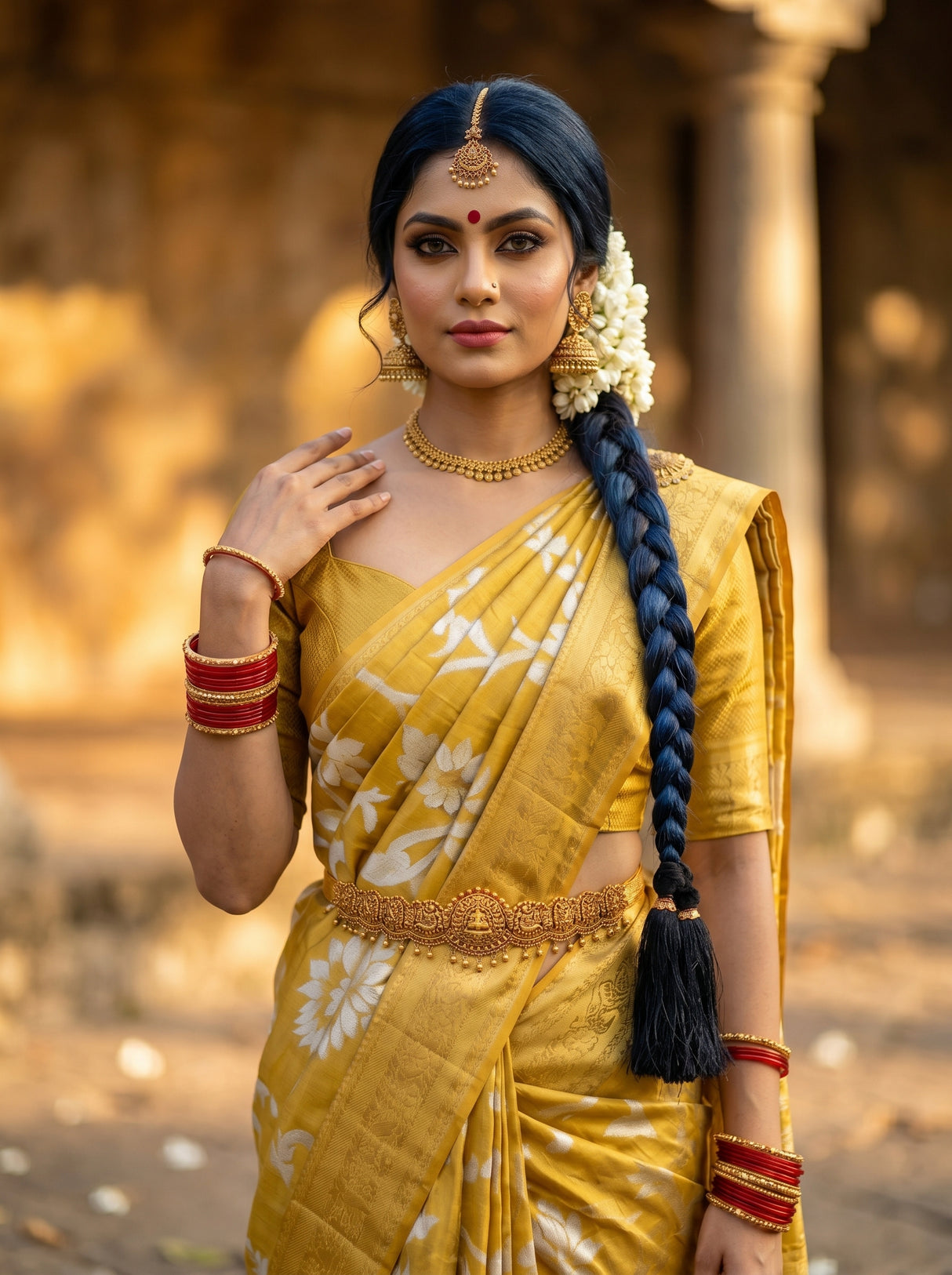 MIMOSA Saree Saree — pose 10 styling detail