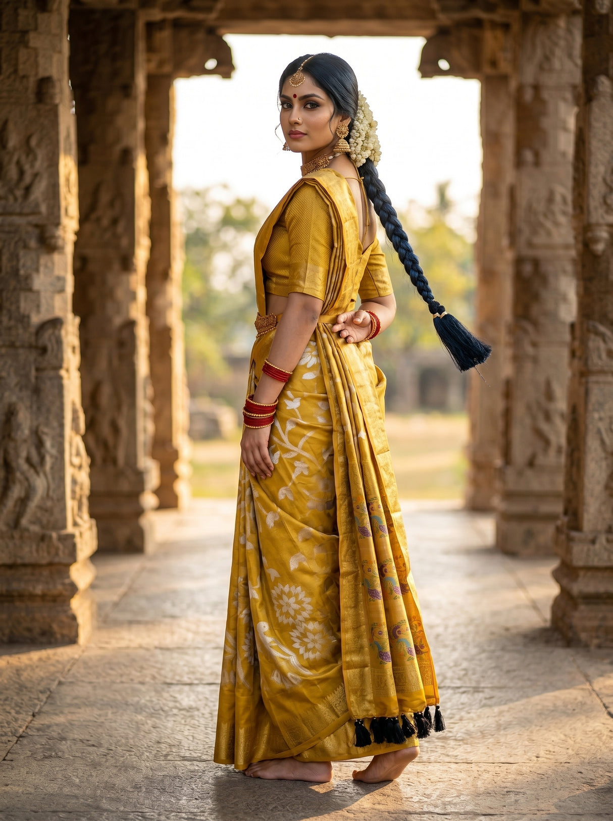 MIMOSA Saree Saree — pose 7 styling detail