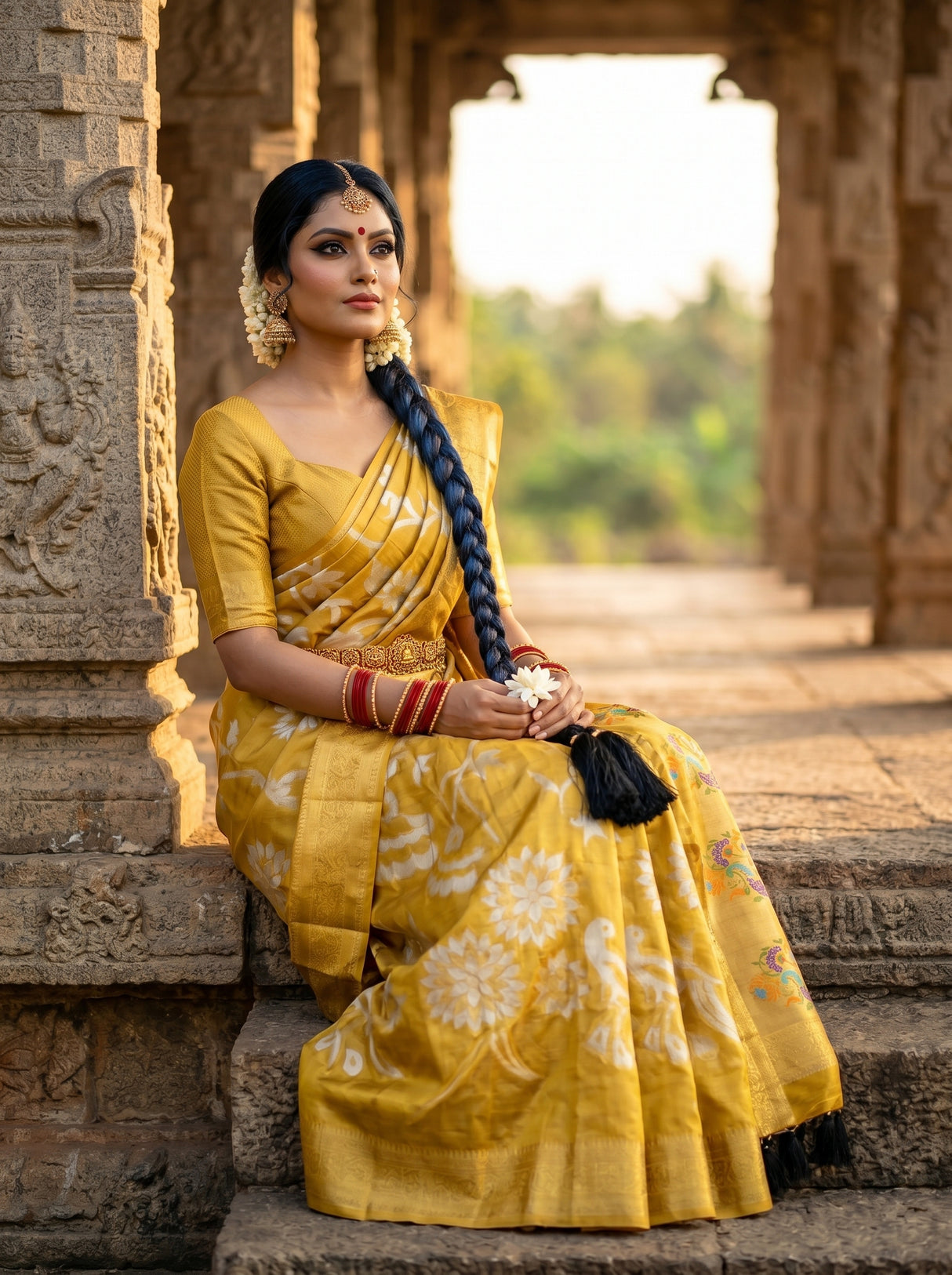 MIMOSA Saree Saree — pose 8 styling detail