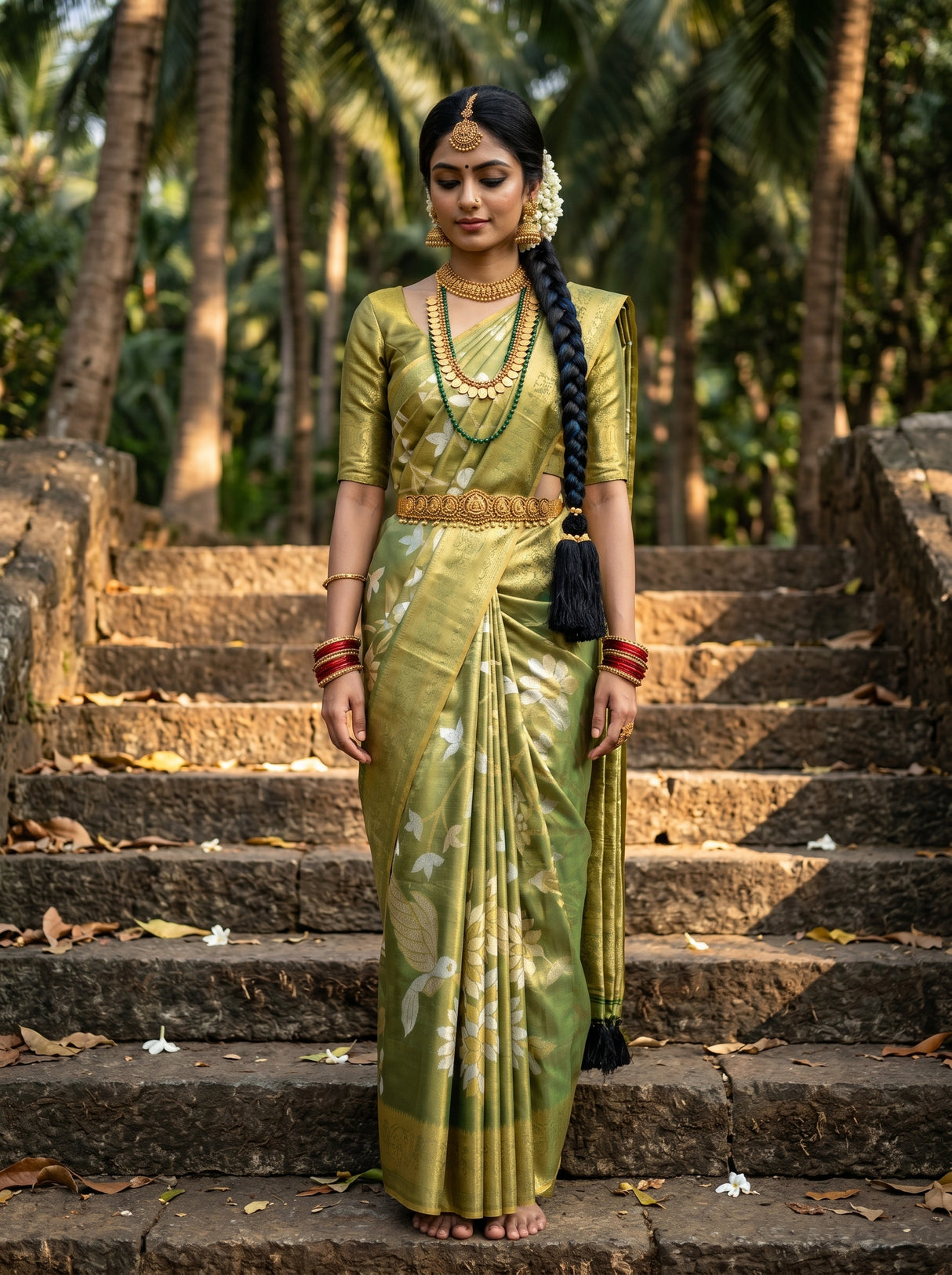 MIMOSA Saree Saree — front view on mannequin