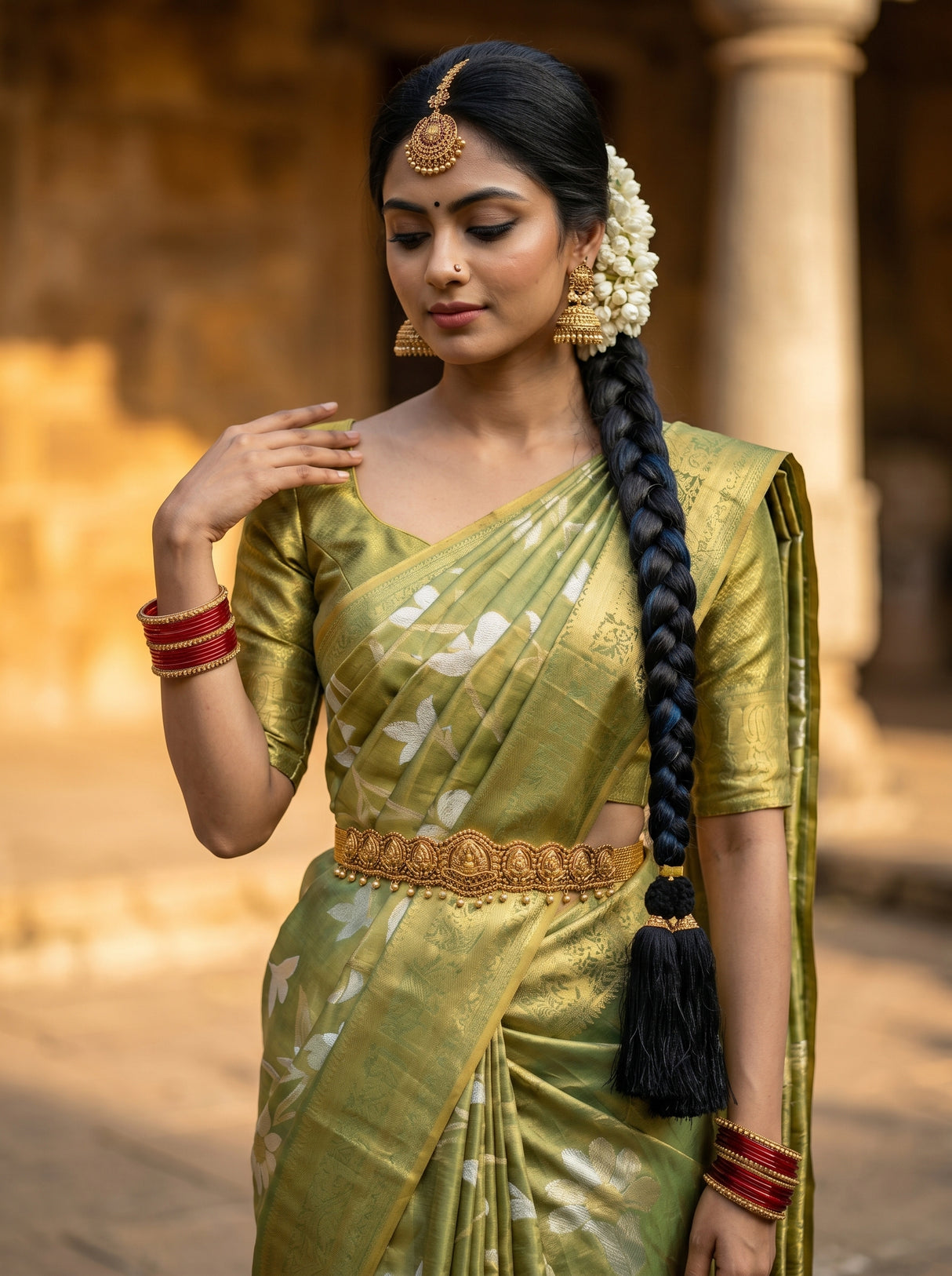 MIMOSA Saree Saree — pose 10 styling detail