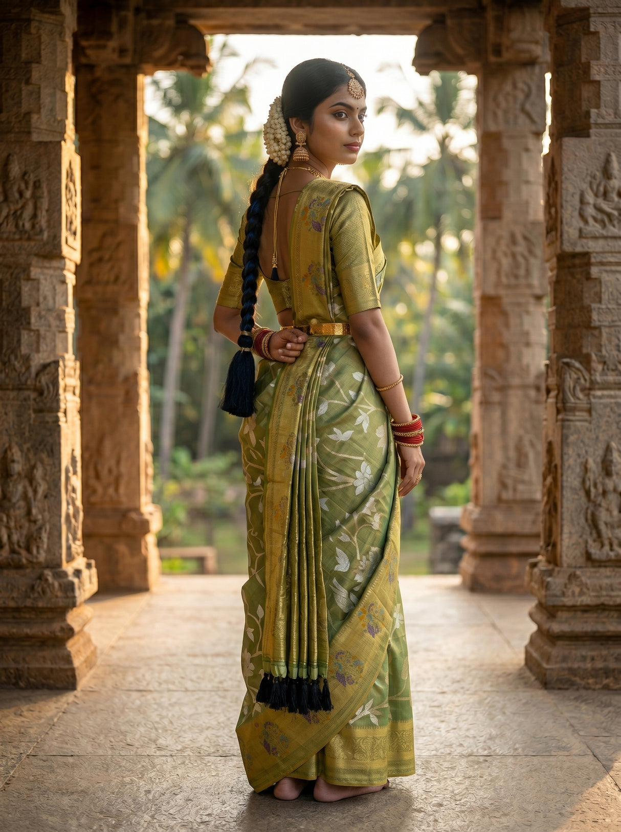 MIMOSA Saree Saree — pose 7 styling detail