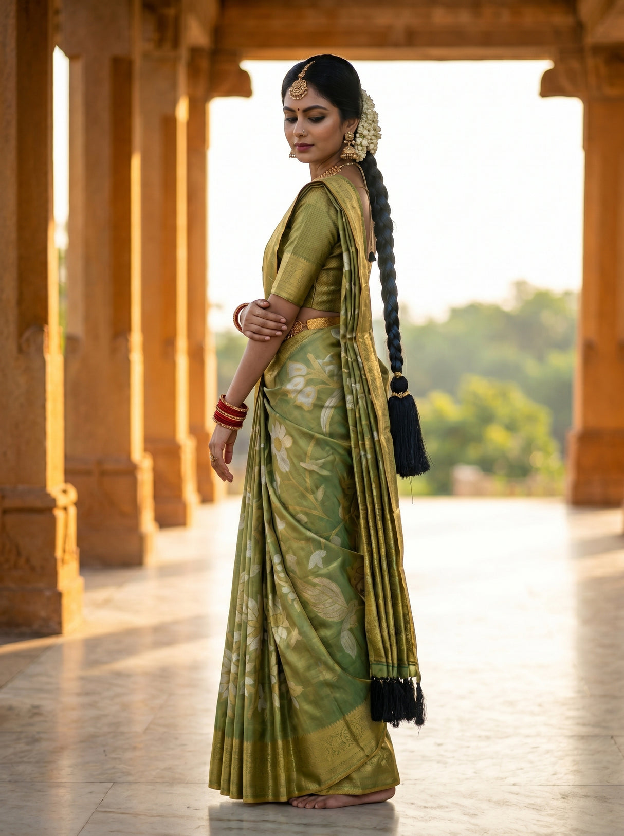MIMOSA Saree Saree — pose 9 styling detail