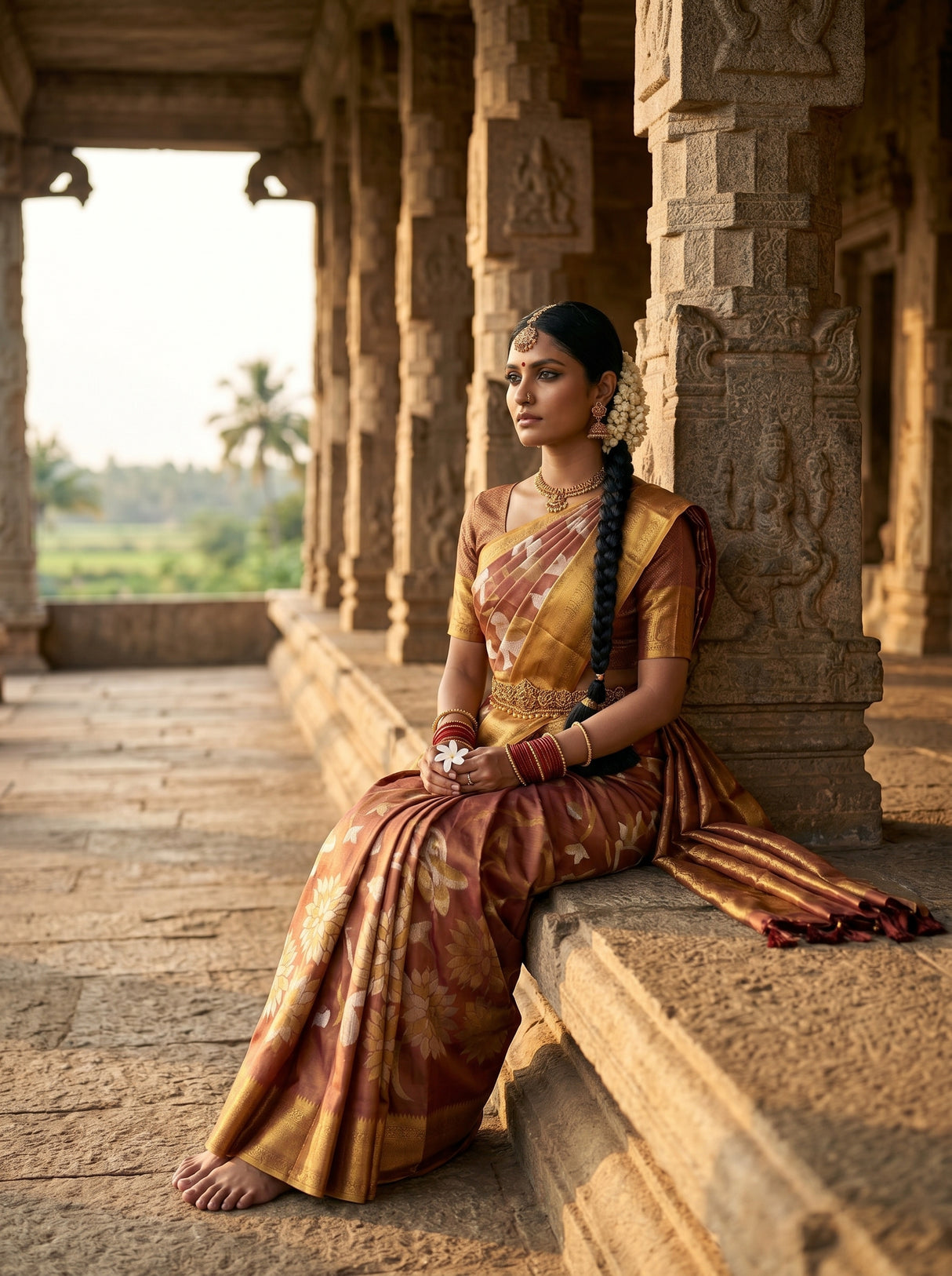 MIMOSA Saree Saree — pose 8 styling detail