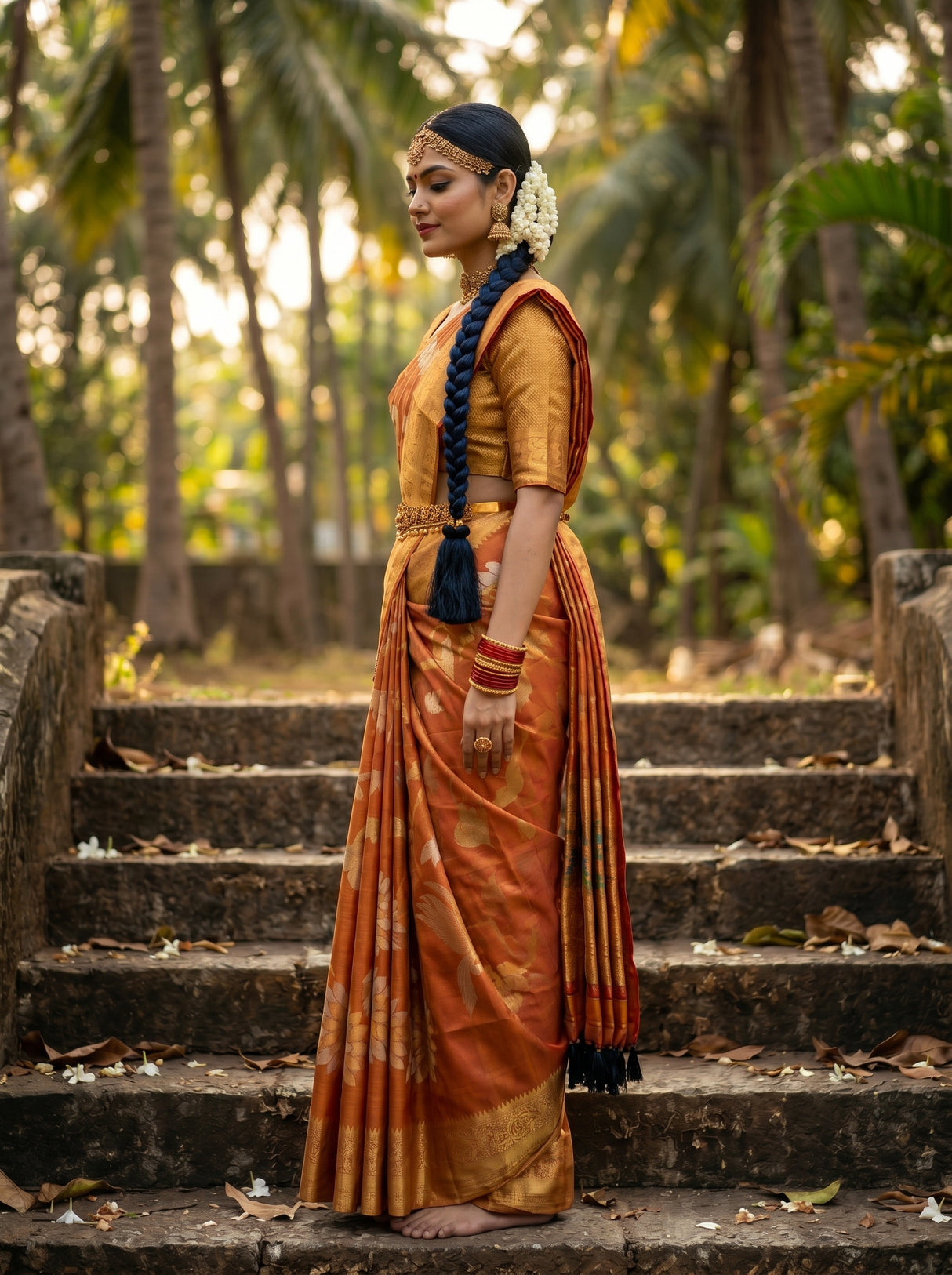 MIMOSA Saree Saree — pose 3 styling detail