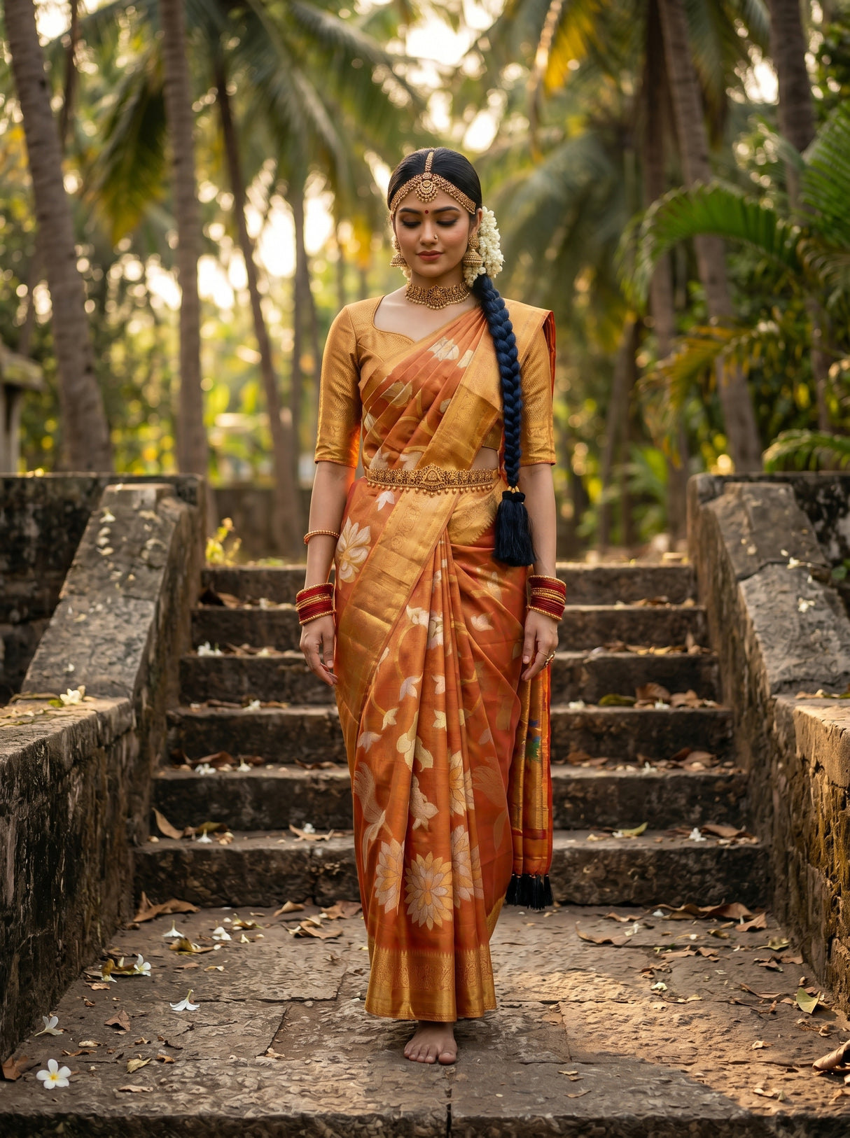 MIMOSA Saree Saree — pose 6 styling detail
