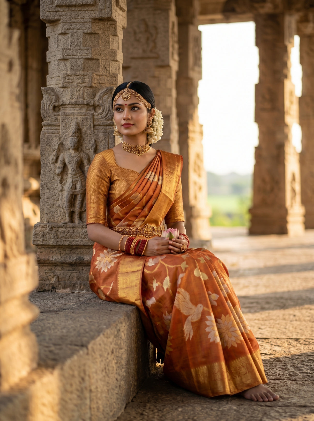 MIMOSA Saree Saree — pose 8 styling detail