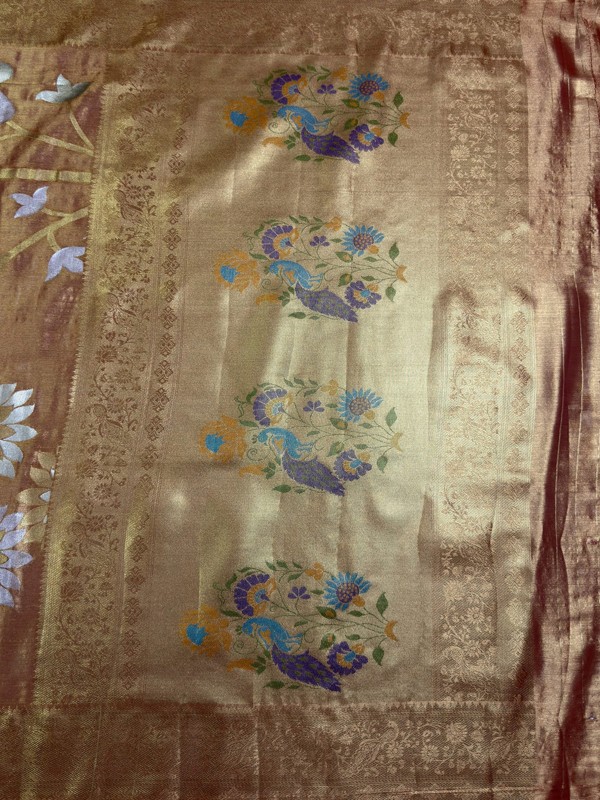 MIMOSA Saree Saree — pallu and zari work detail