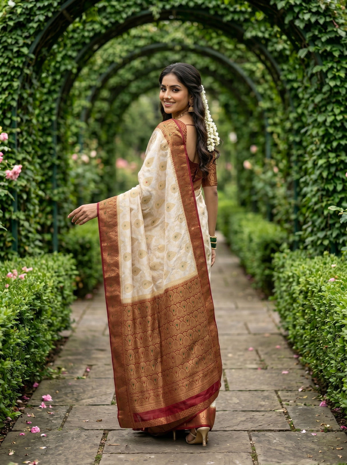 MIMOSA Saree Saree — pose 7 styling detail
