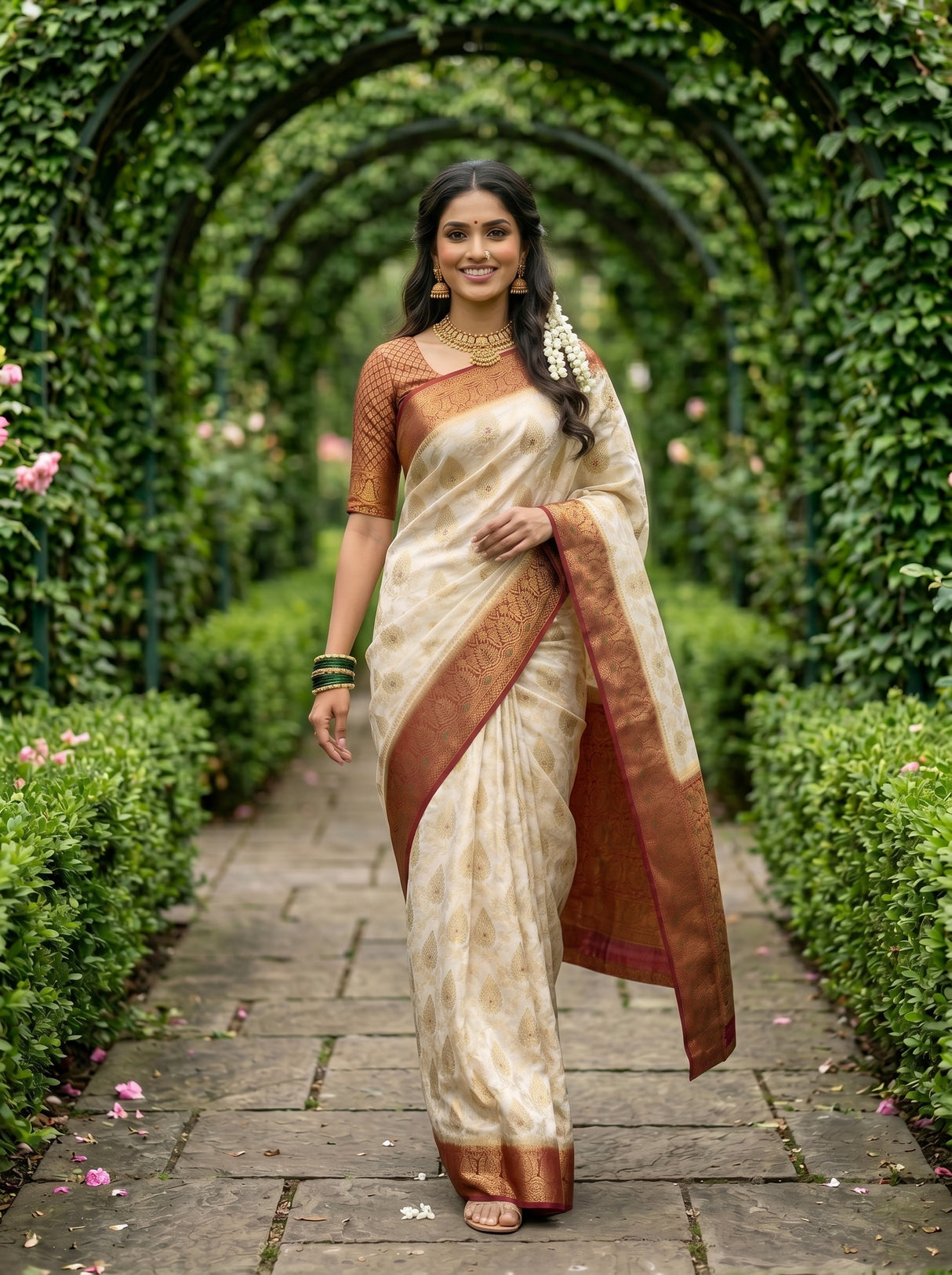MIMOSA Saree Saree — pose 9 styling detail