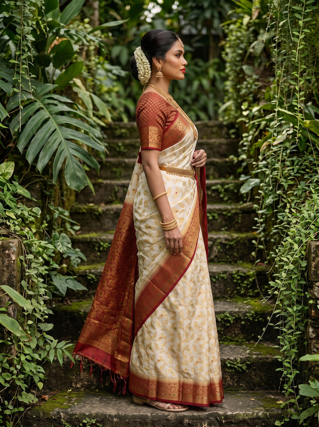 MIMOSA Saree Saree — pose 3 styling detail