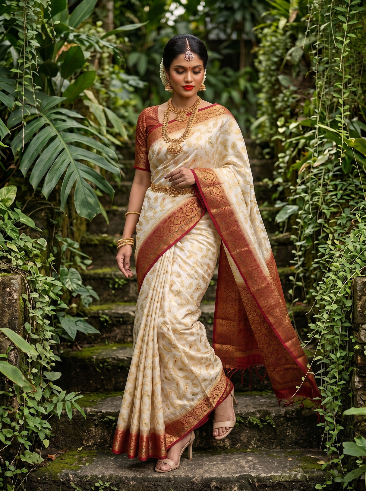 MIMOSA Saree Saree — pose 5 styling detail