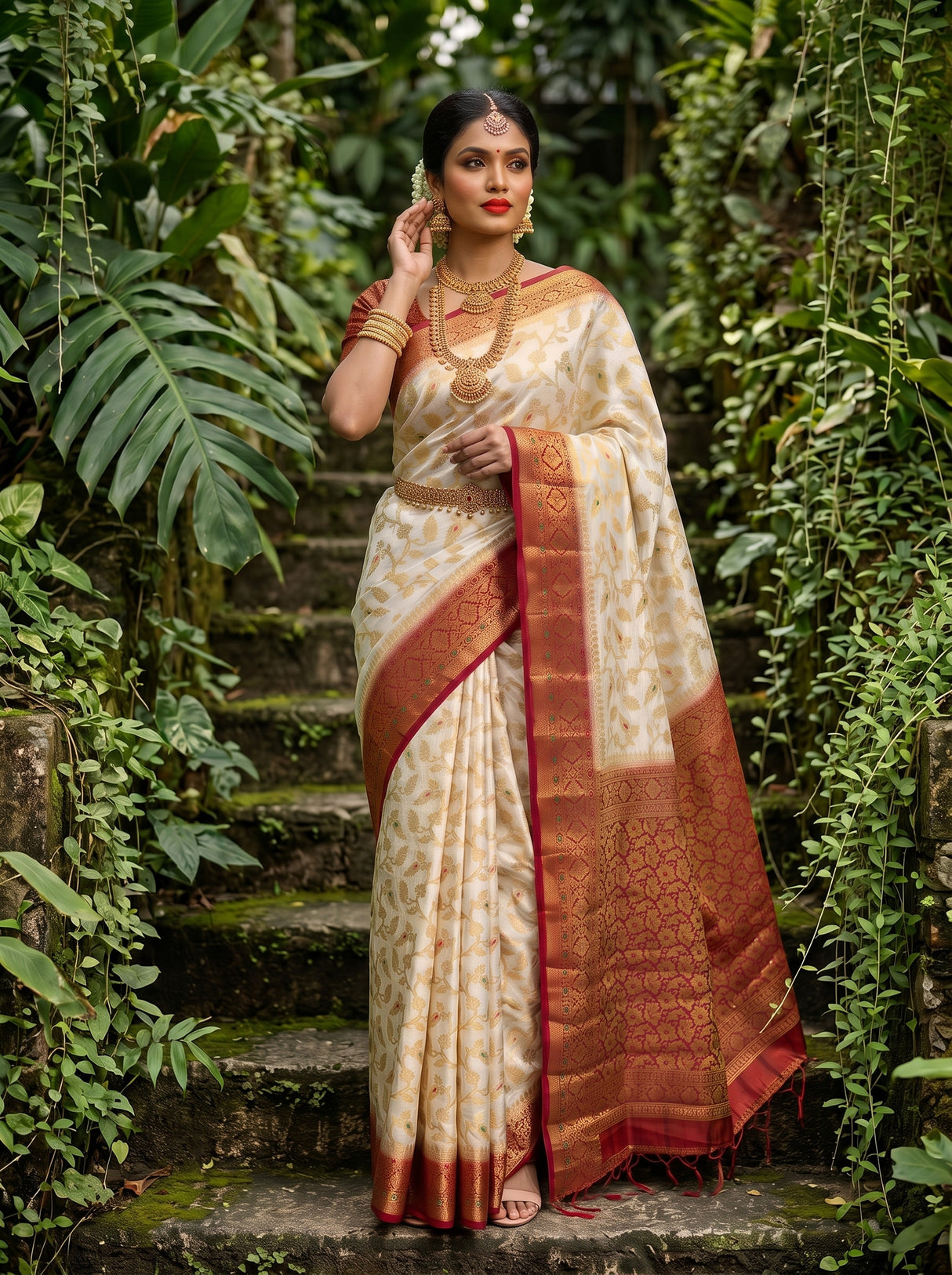 MIMOSA Saree Saree — pose 8 styling detail