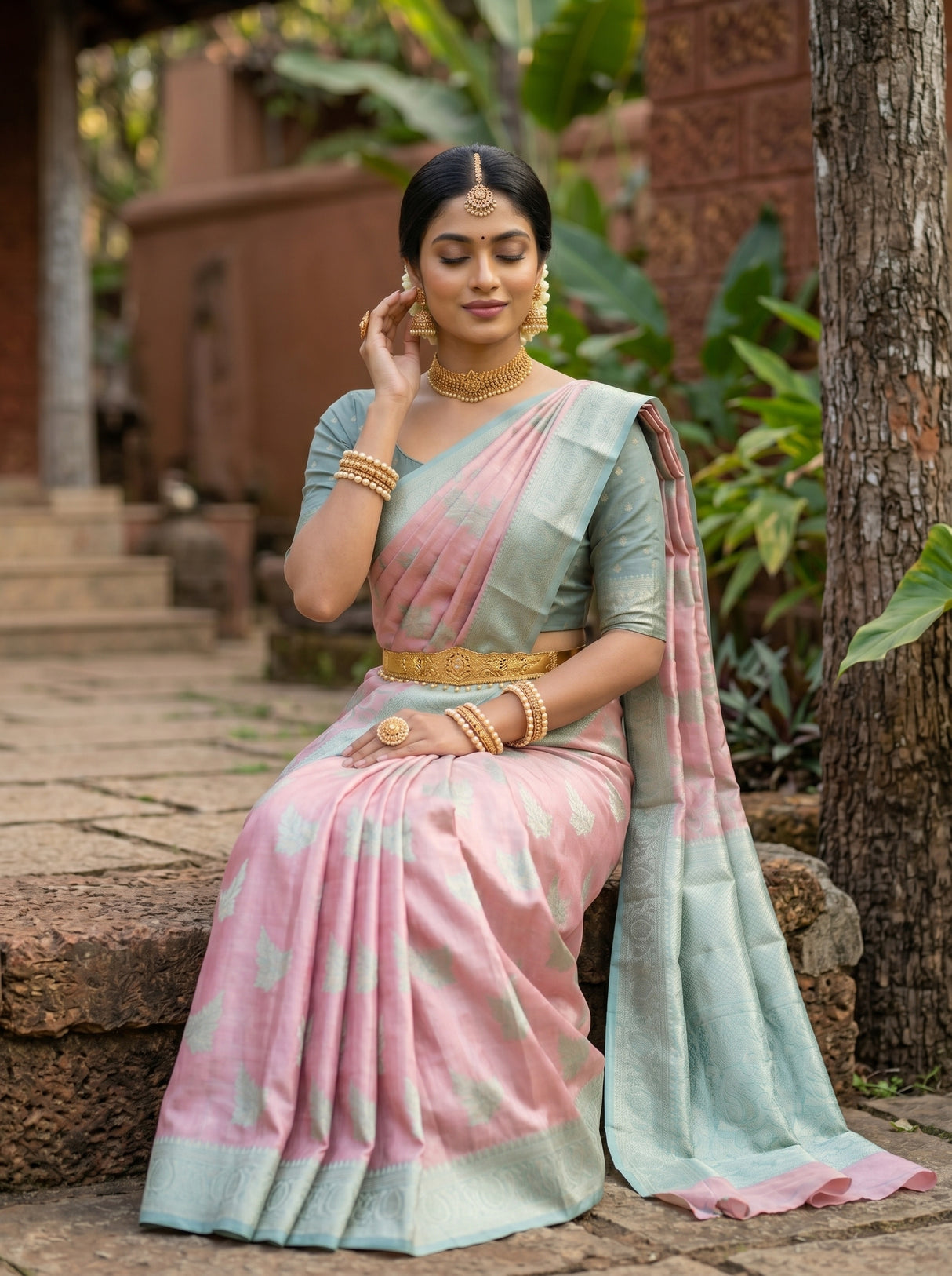MIMOSA Saree Saree — pose 10 styling detail