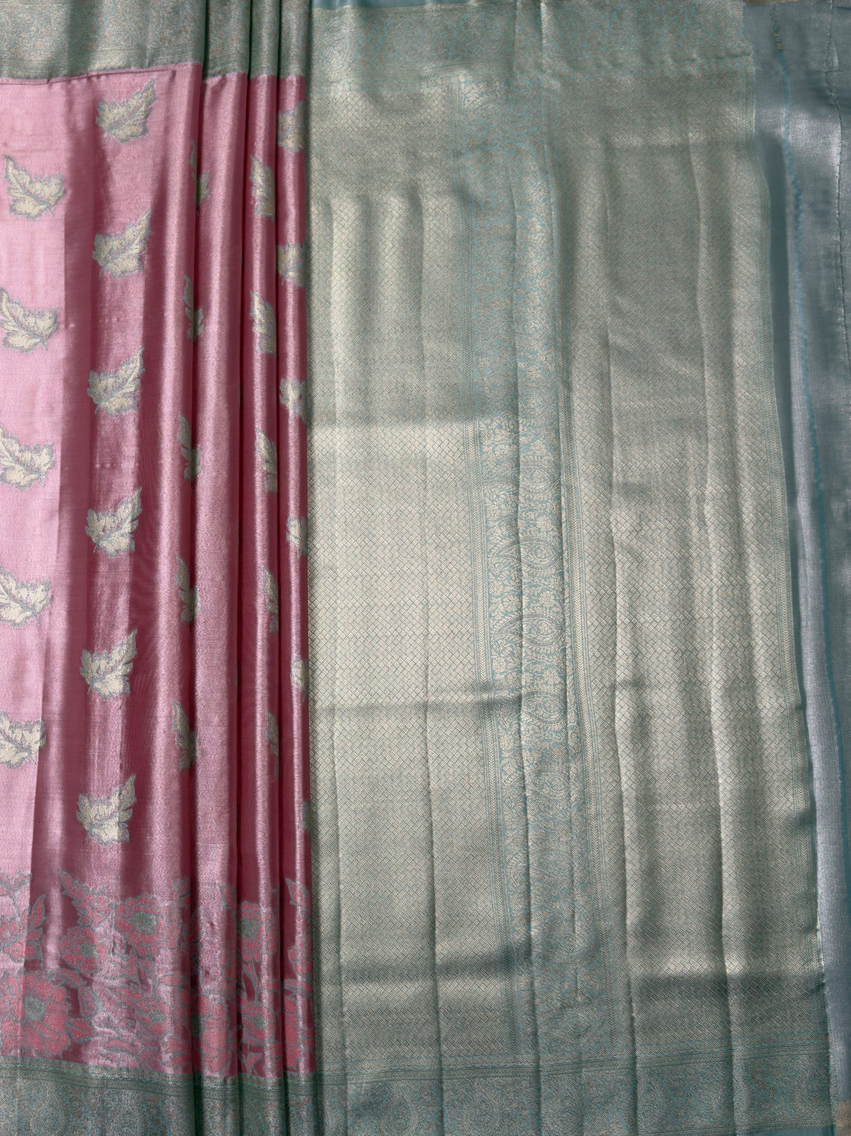 MIMOSA Saree Saree — pallu and zari work detail