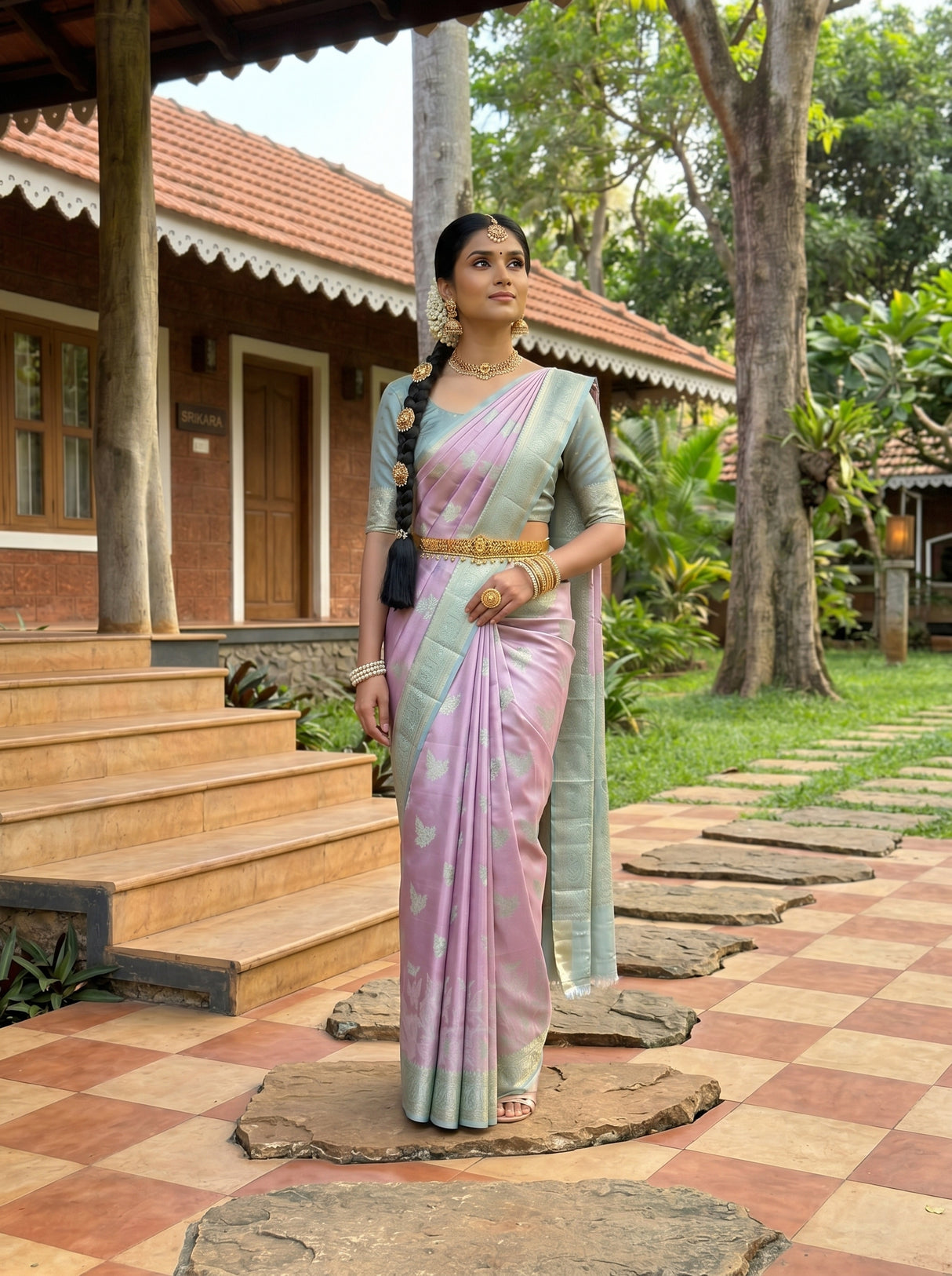 MIMOSA Saree Saree — pose 6 styling detail