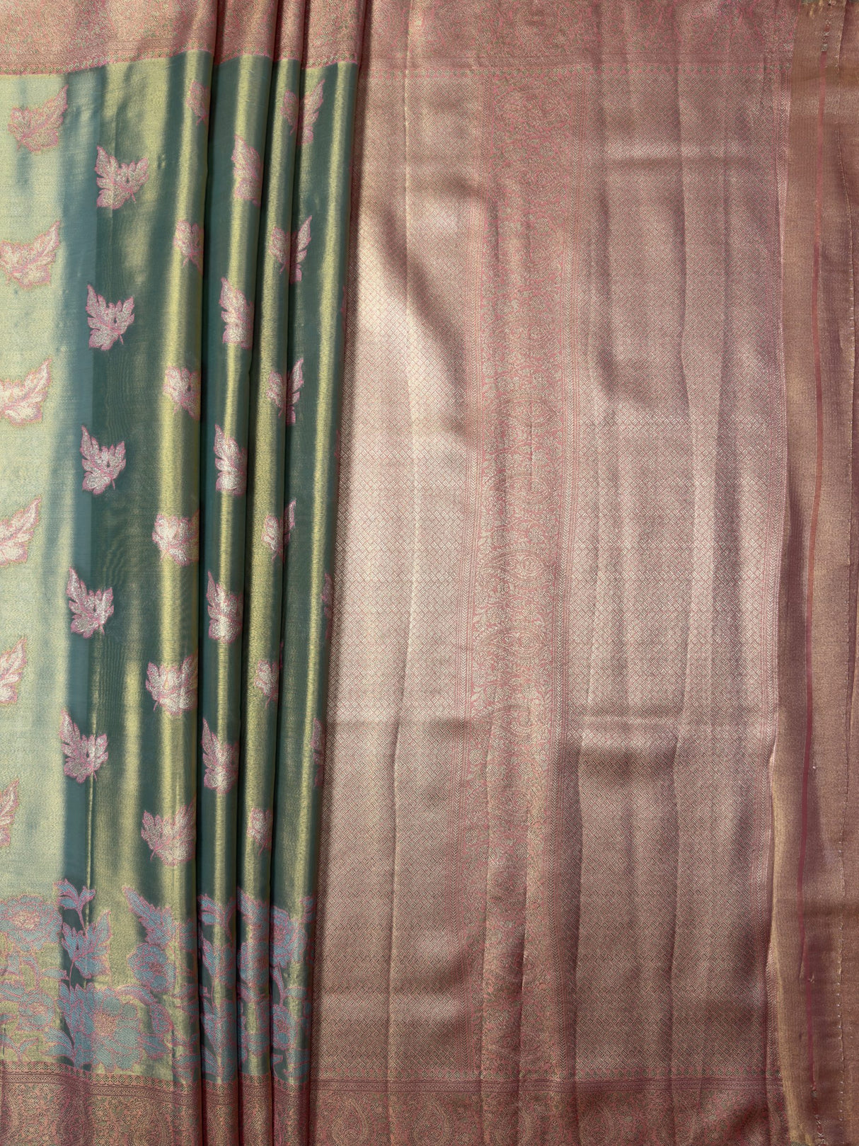 MIMOSA Saree Saree — pallu and zari work detail