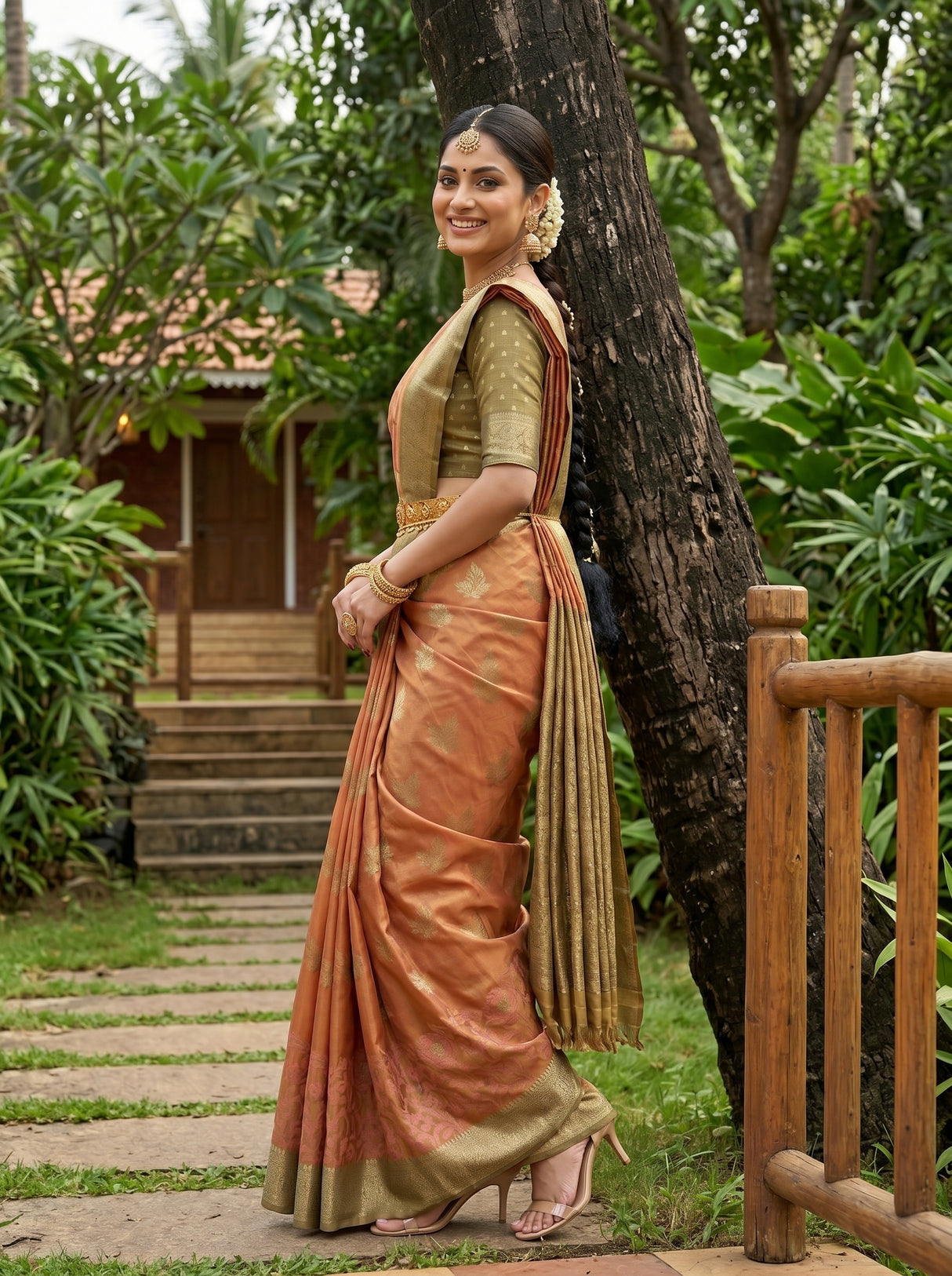 MIMOSA Saree Saree — pose 9 styling detail
