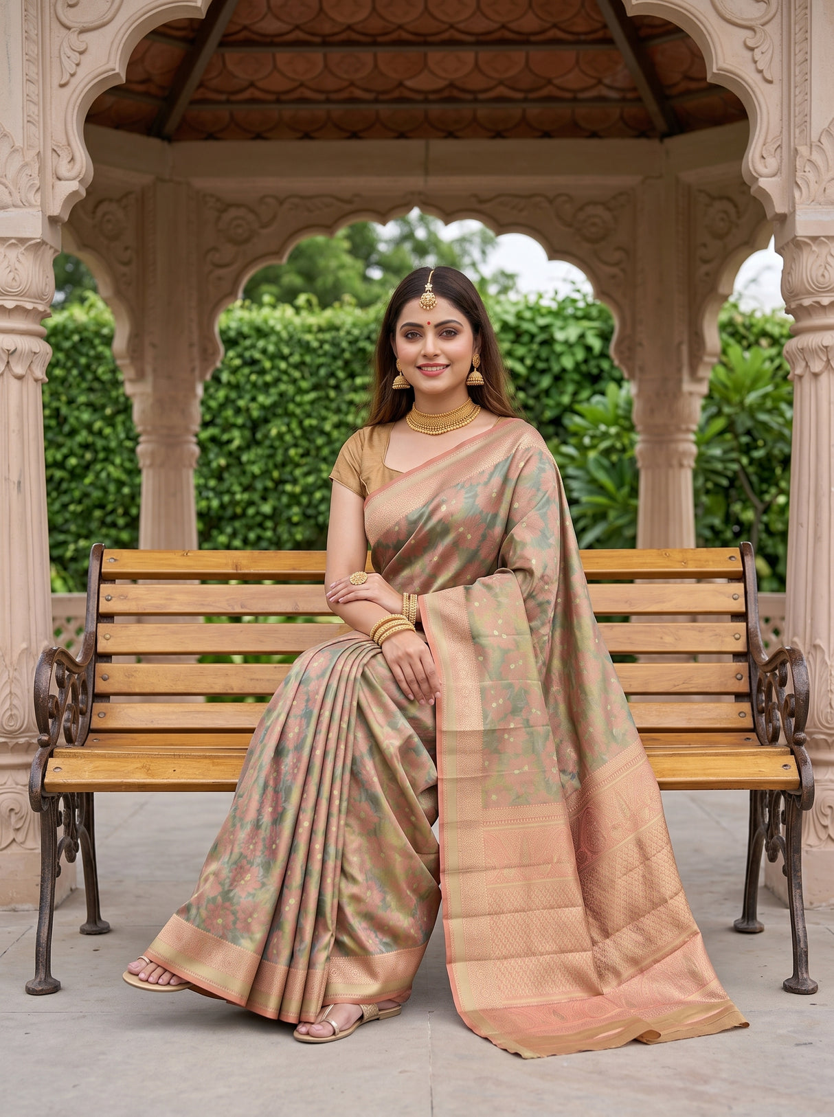 MIMOSA Saree Saree — pose 8 styling detail