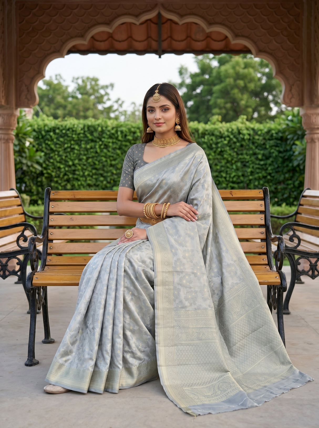 MIMOSA Saree Saree — pose 8 styling detail