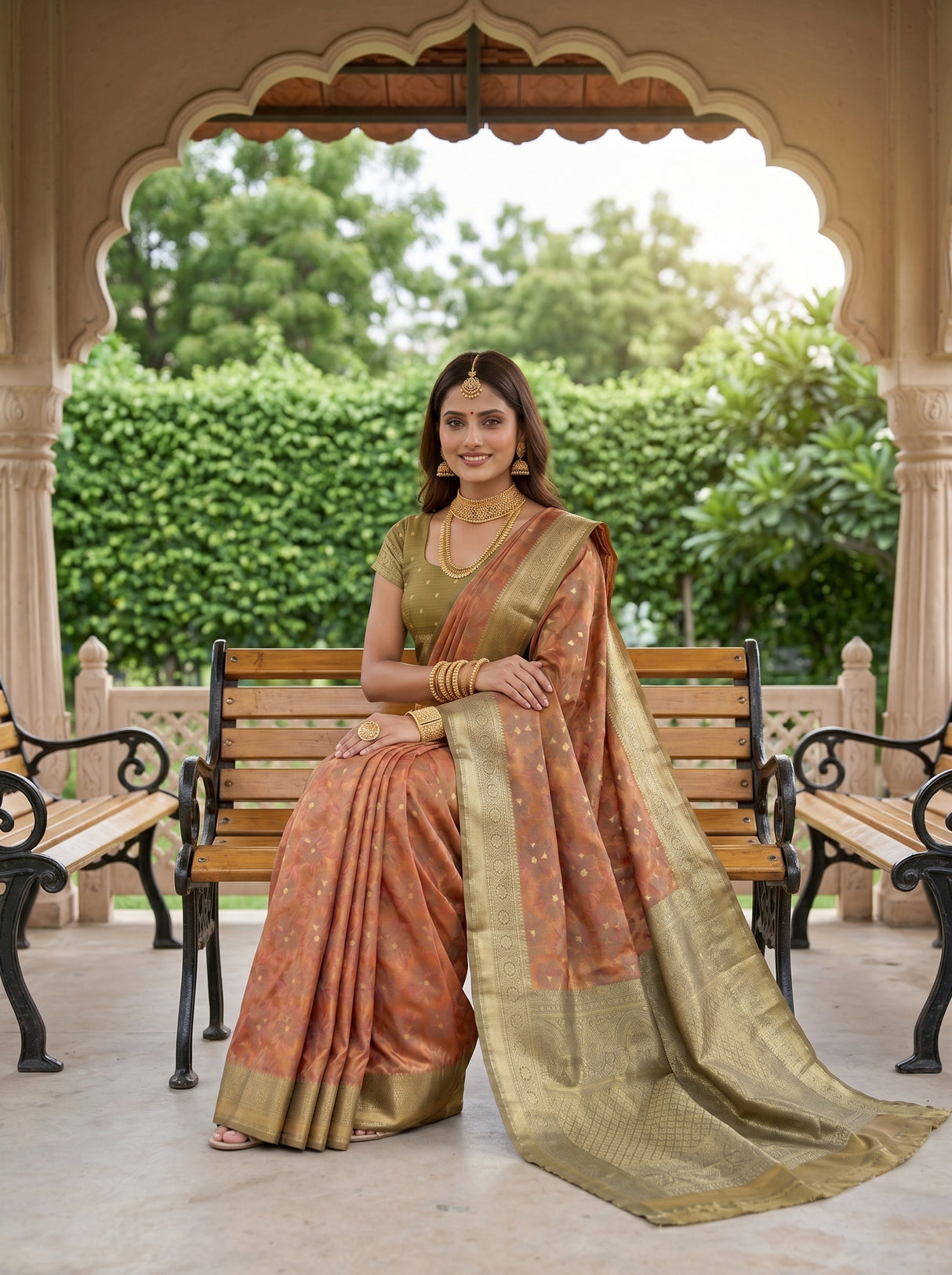MIMOSA Saree Saree — pose 8 styling detail