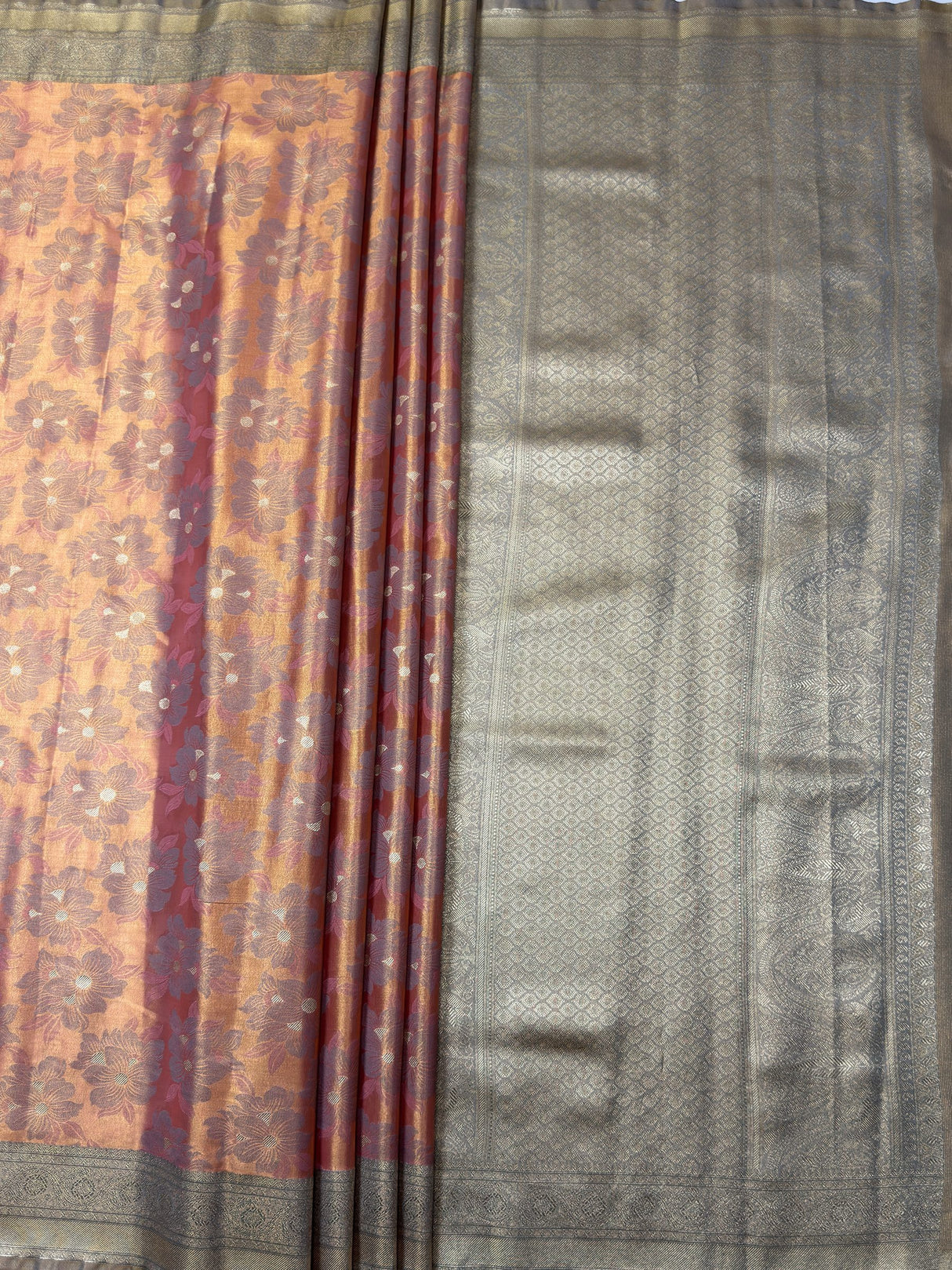 MIMOSA Saree Saree — pallu and zari work detail