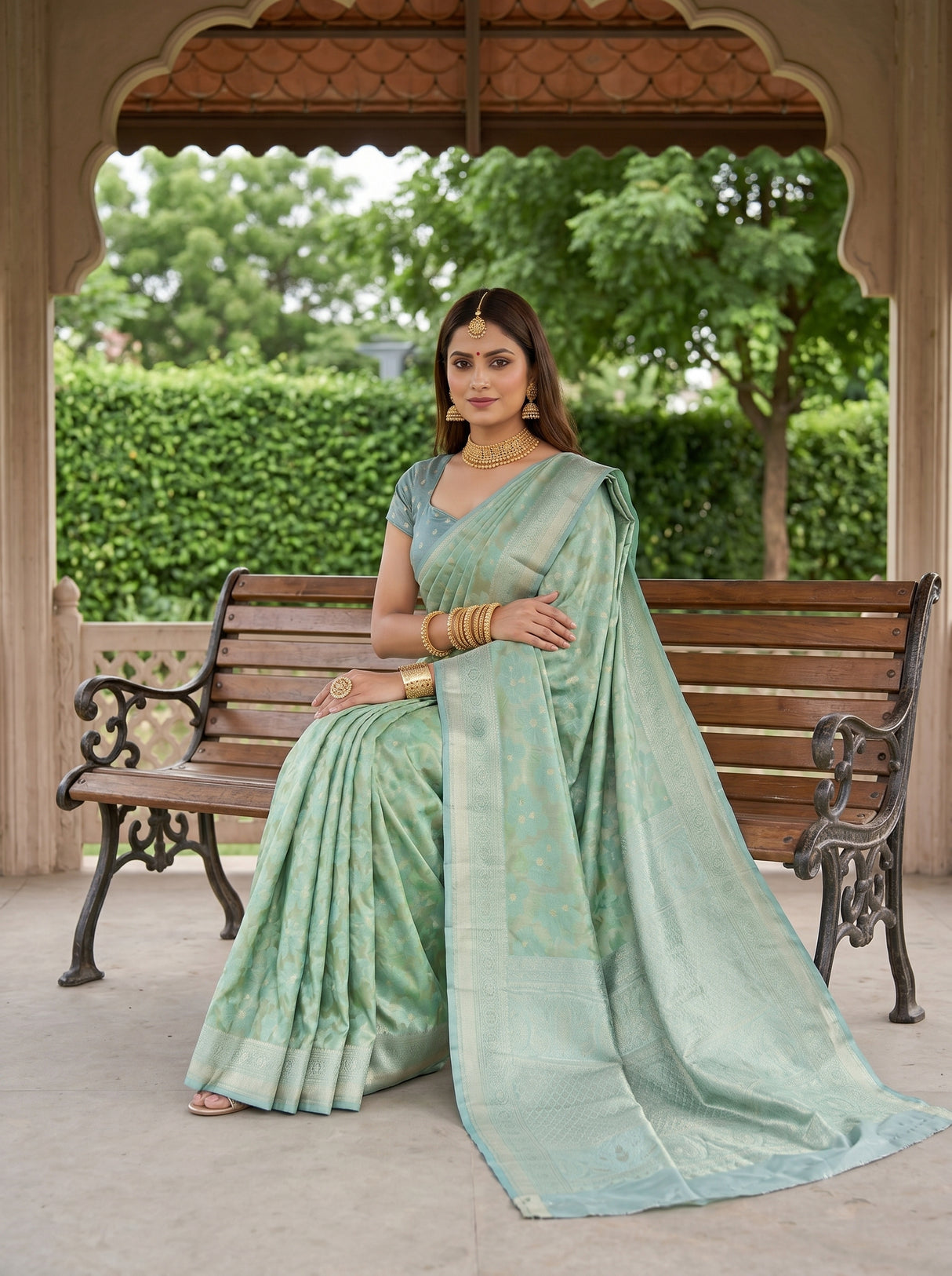 MIMOSA Saree Saree — pose 8 styling detail