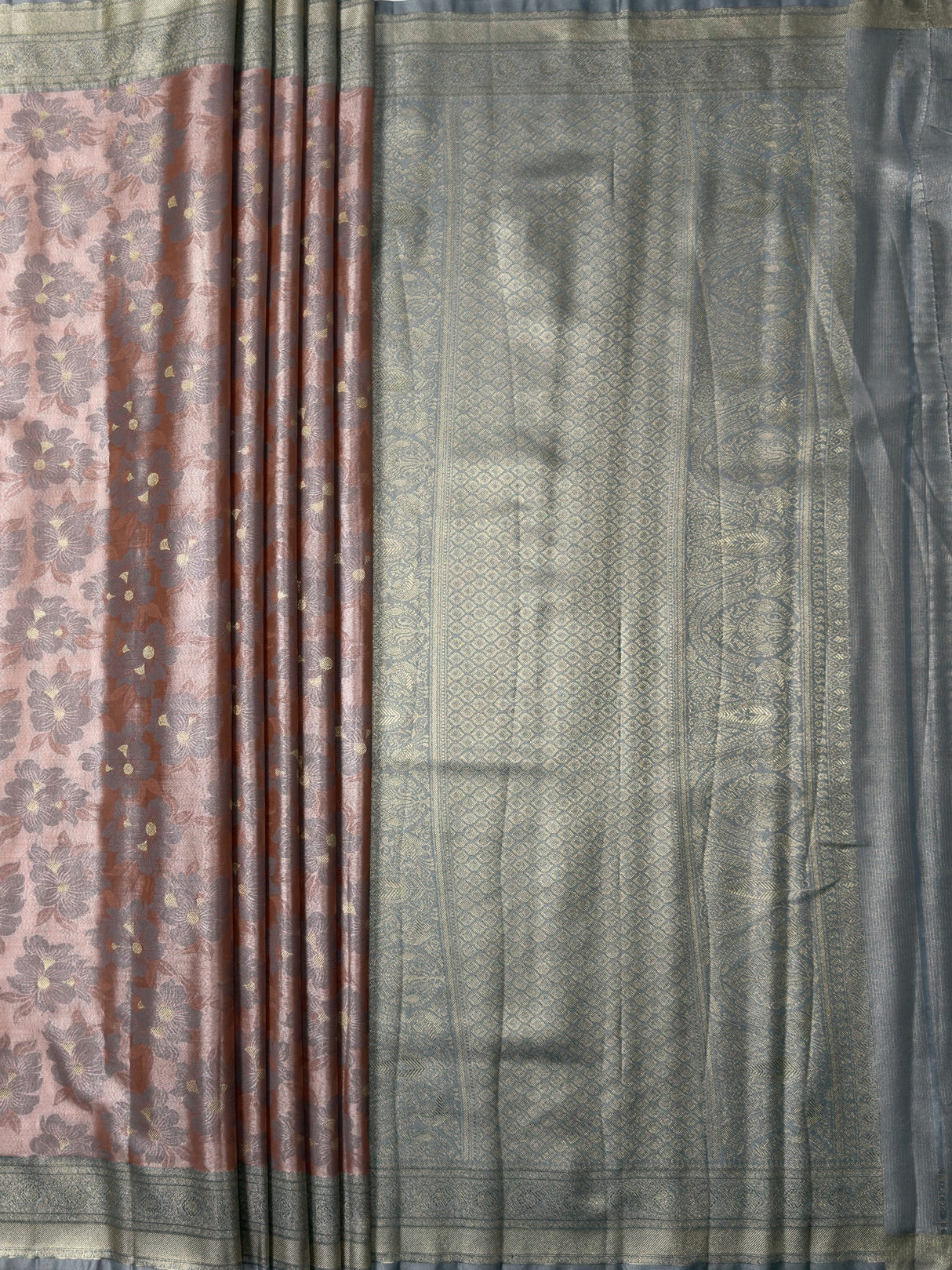 MIMOSA Saree Saree — pallu and zari work detail