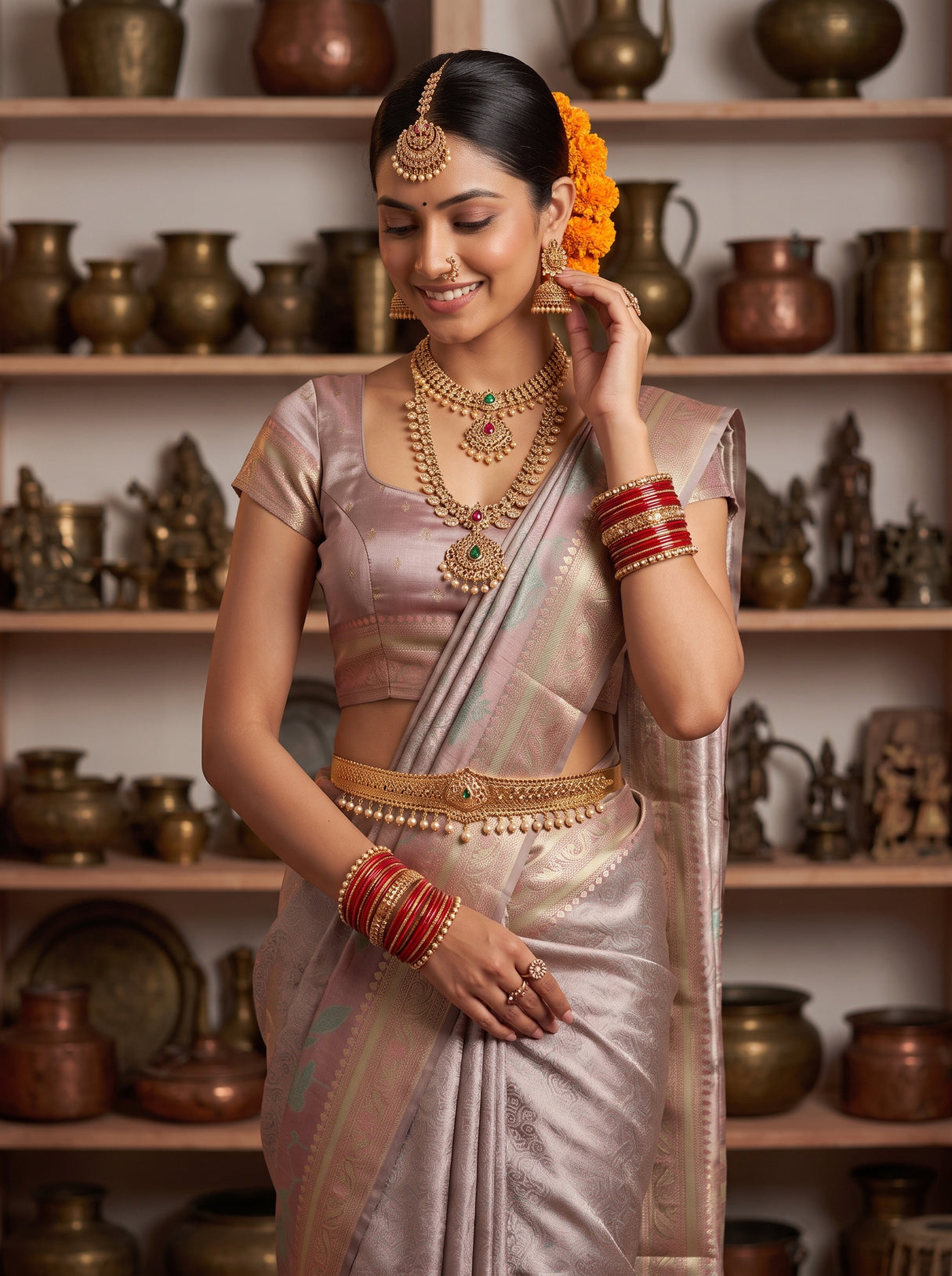 MIMOSA Saree Saree — pose 10 styling detail