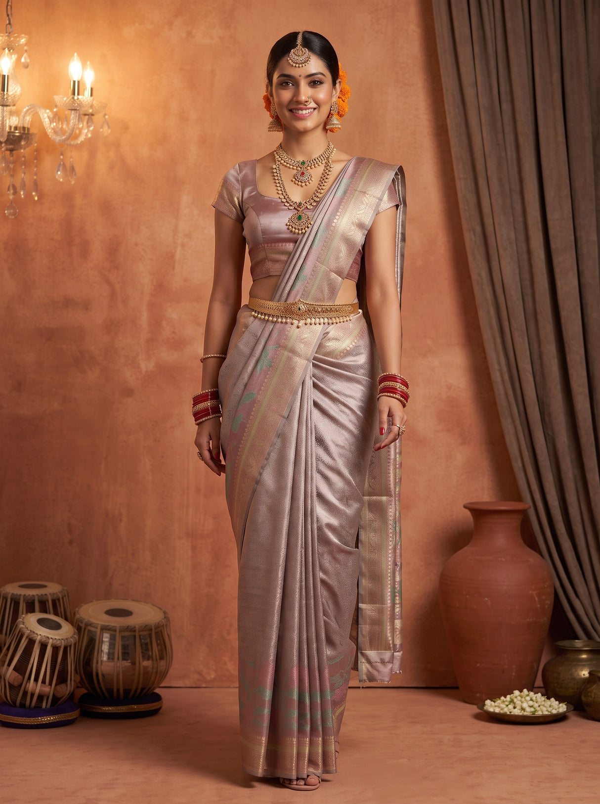 MIMOSA Saree Saree — pose 6 styling detail