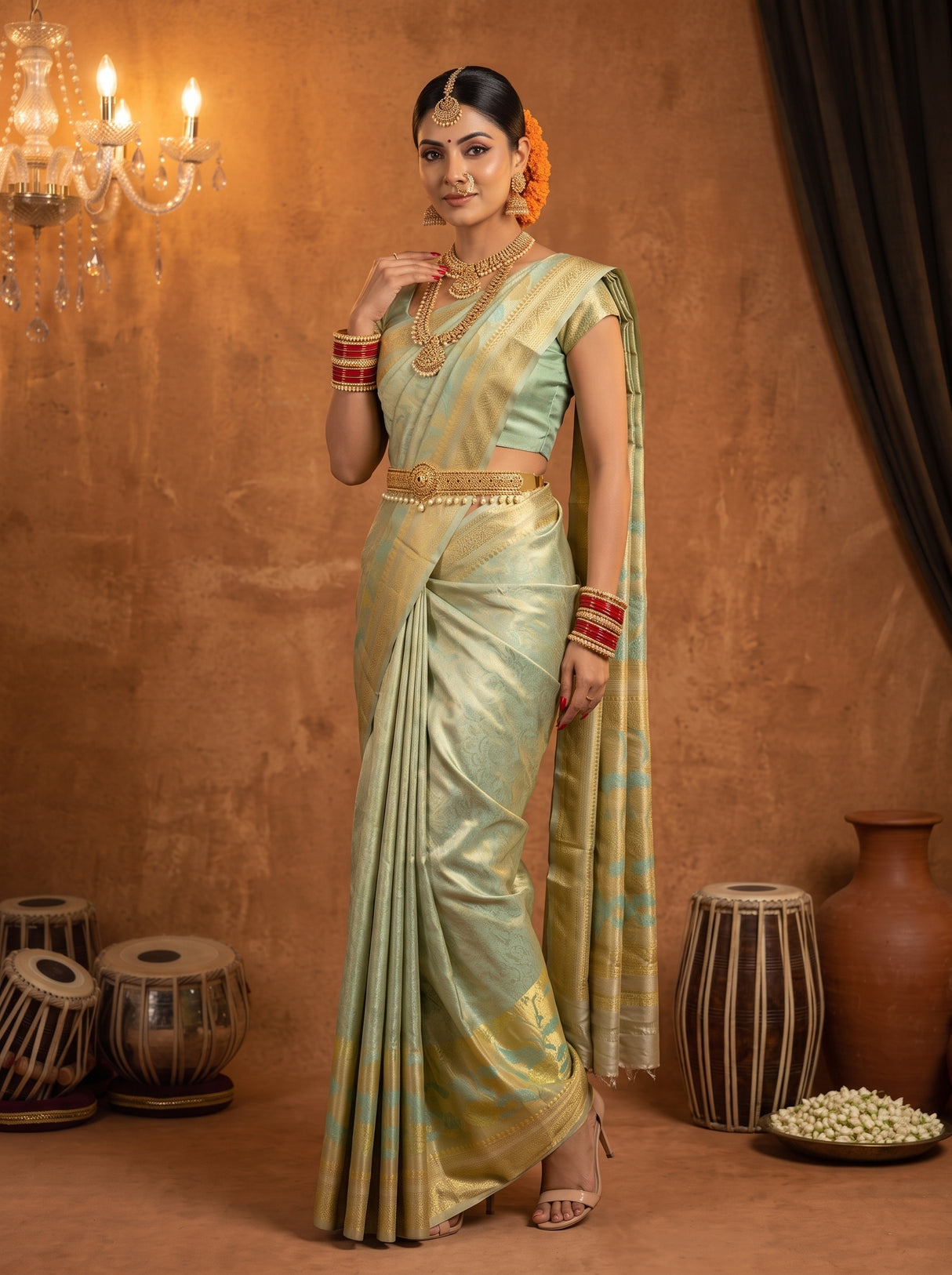 MIMOSA Saree Saree — pose 5 styling detail