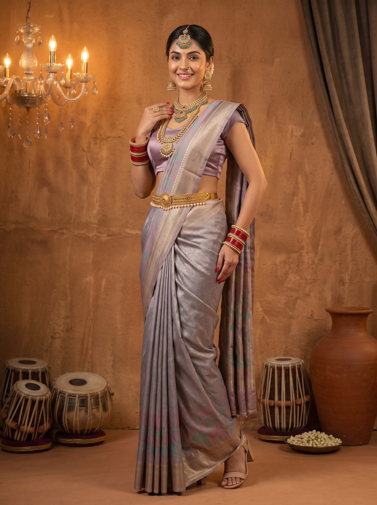 MIMOSA Saree Saree — pose 5 styling detail