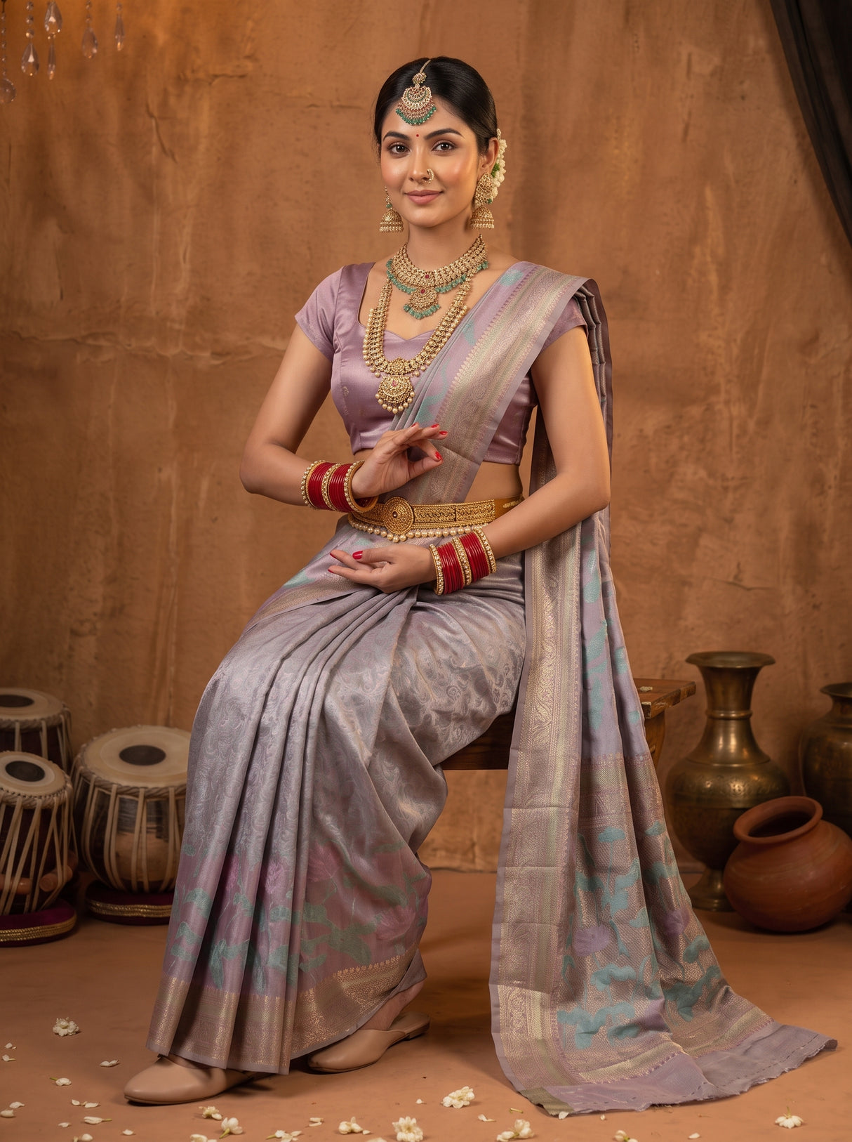 MIMOSA Saree Saree — pose 8 styling detail