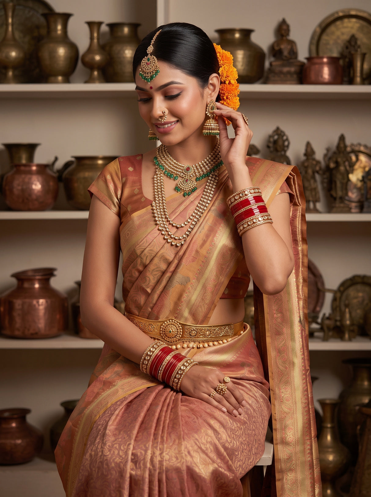 MIMOSA Saree Saree — pose 10 styling detail